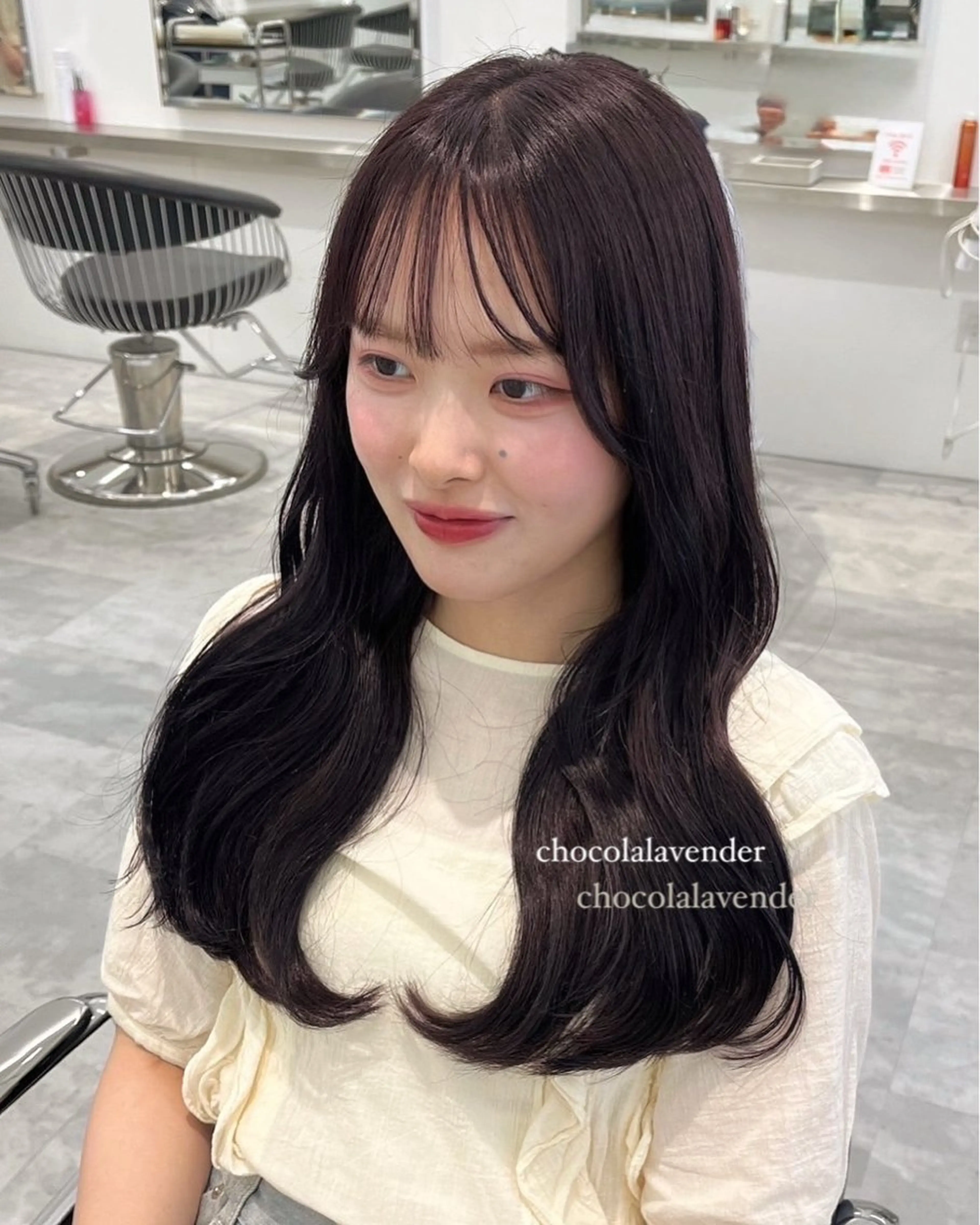 ロング カラー ヘアカラー トリートメント ParveMix ♡白神みやびのヘアスタイル