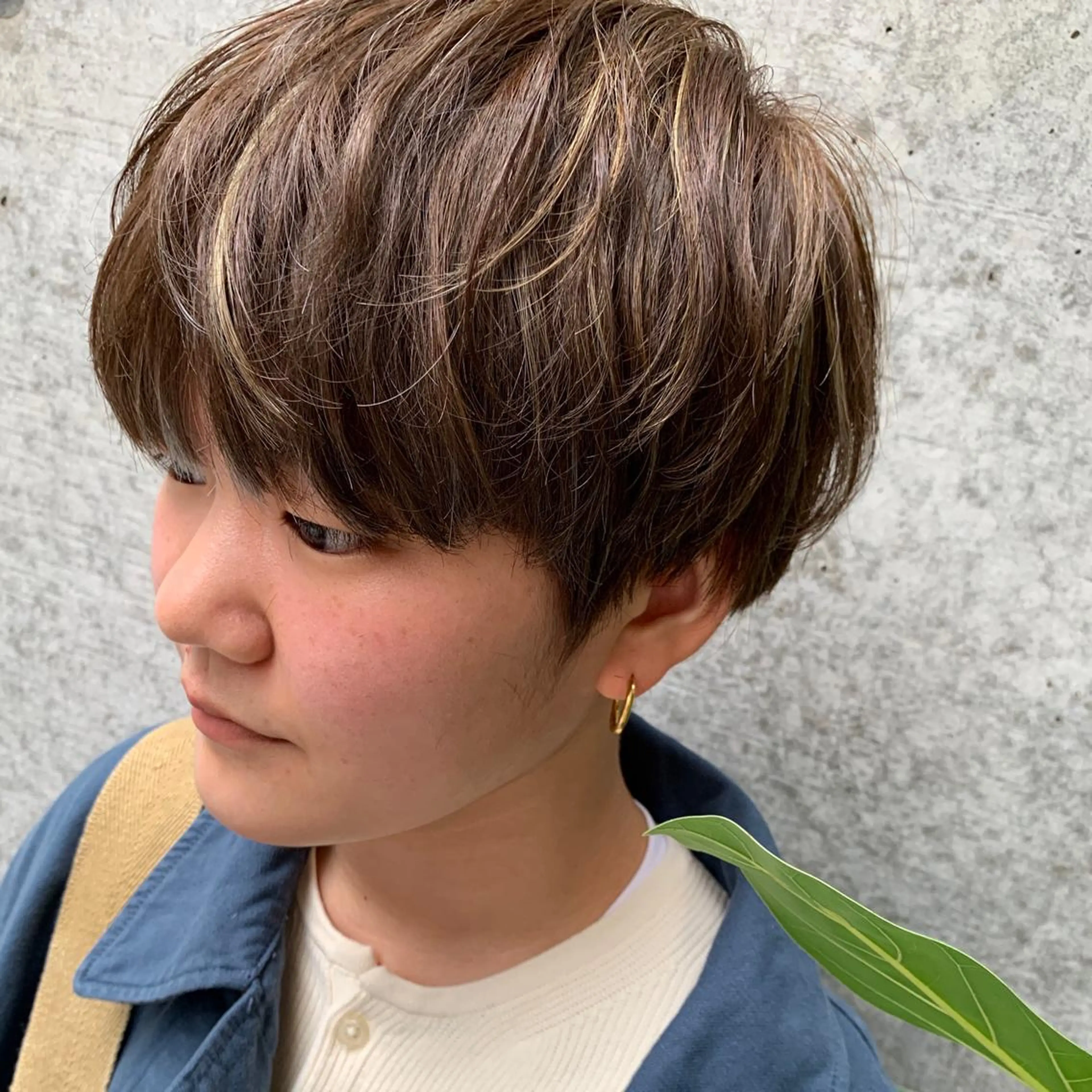 ショート カラー パーマ メンズ 南堀江🌿パーマ Tetsu【テツ】のヘアスタイル