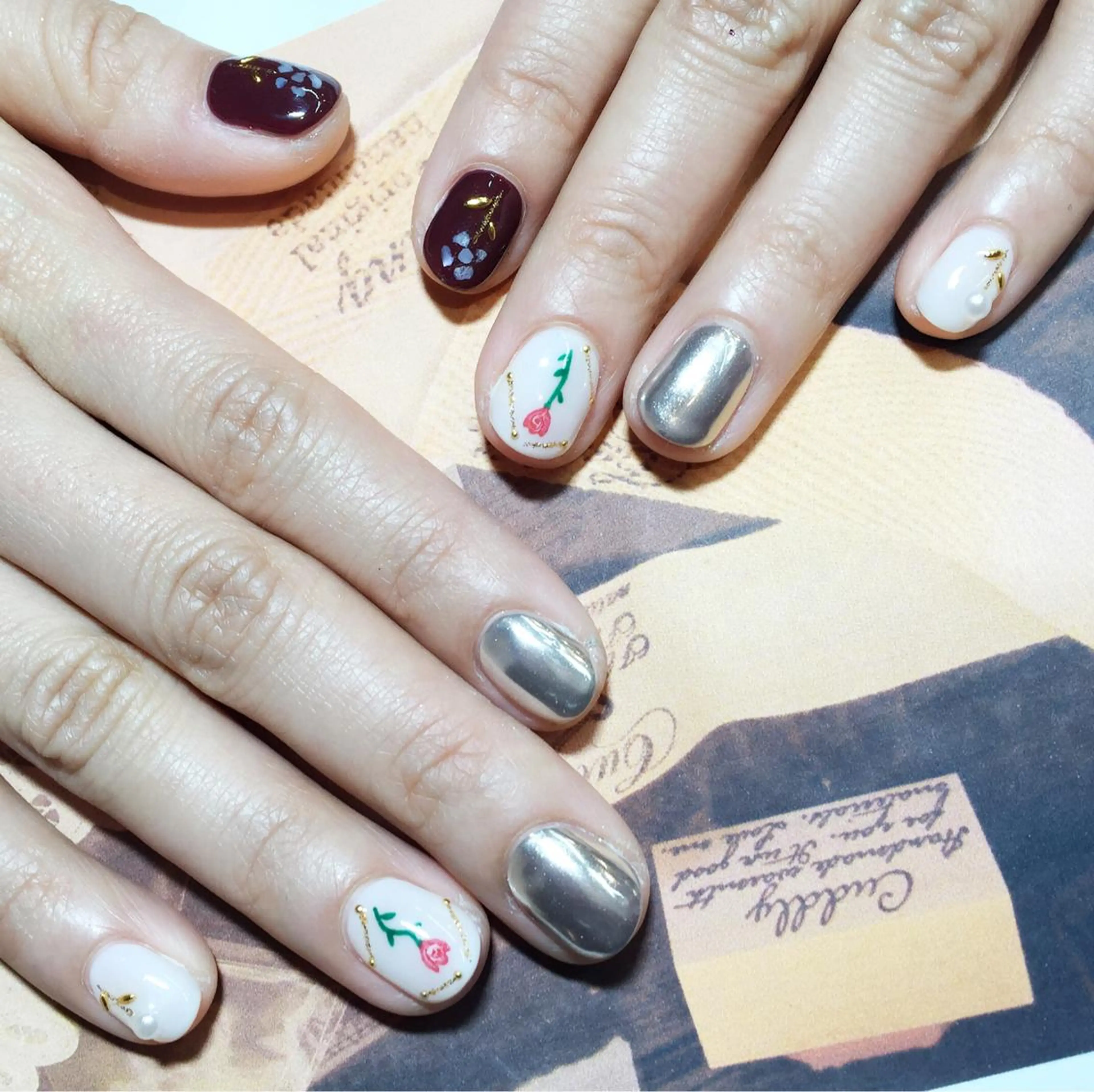 ネイル みよし市 nail salon*pomnal.co所属・Shimada Harukaのネイルデザイン