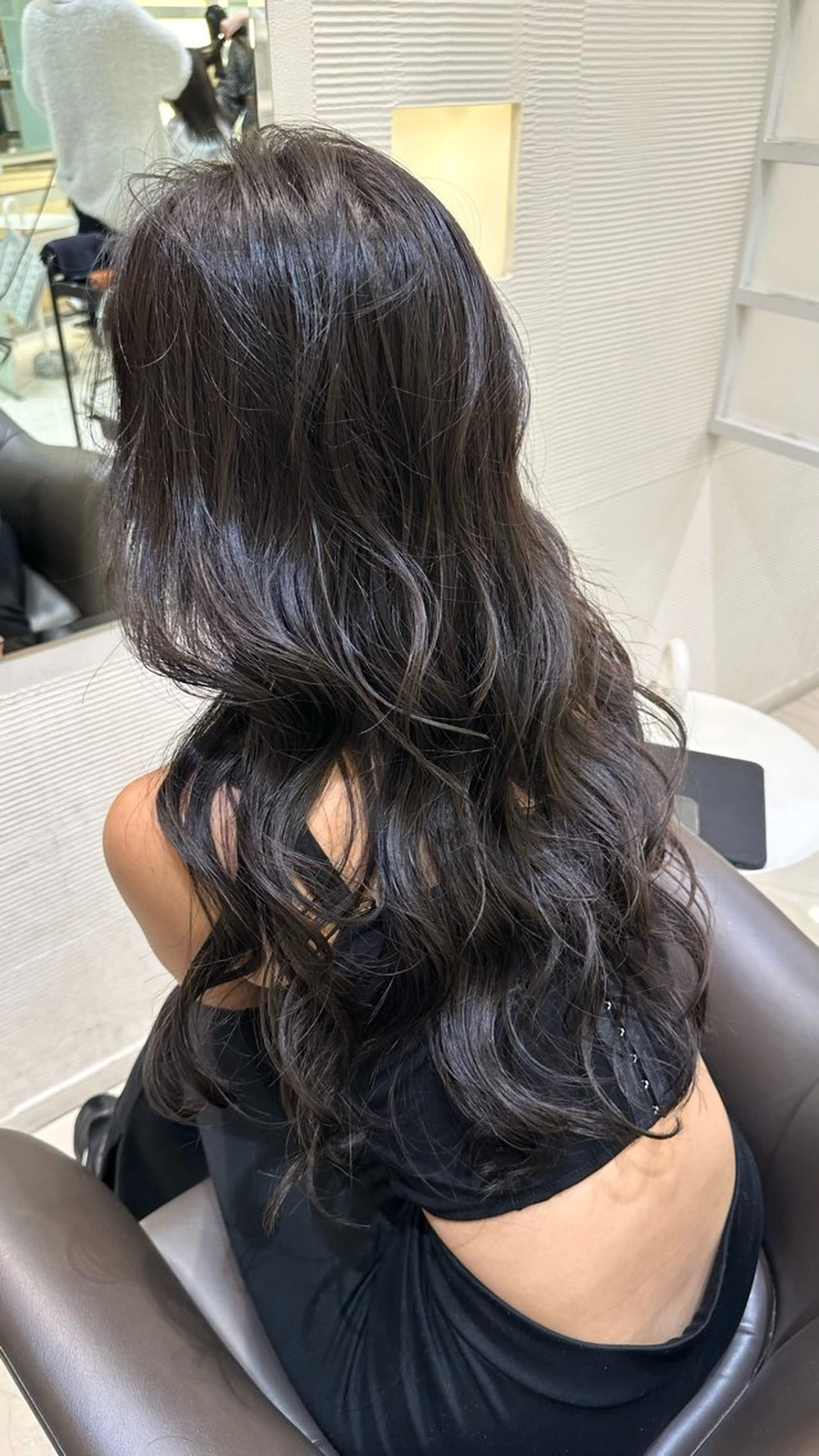 ロング カラー ブラウンカラー ヘアカラー トリートメント 🤍ハイライト/ レイヤー/銀座🤍のヘアスタイル
