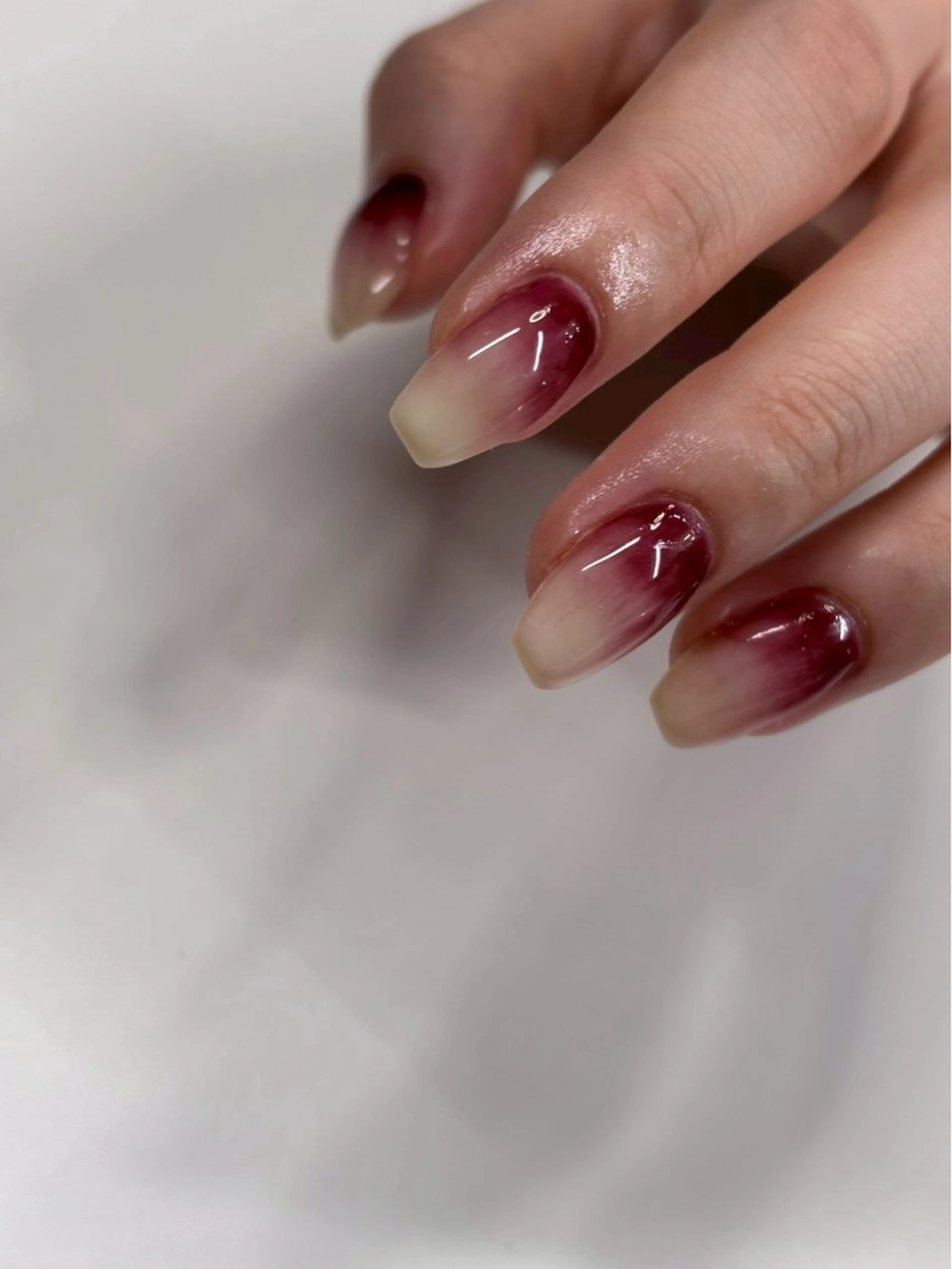 ネイル ニュアンスネイル シンプルネイル iconail 下北沢 NONのネイルデザイン