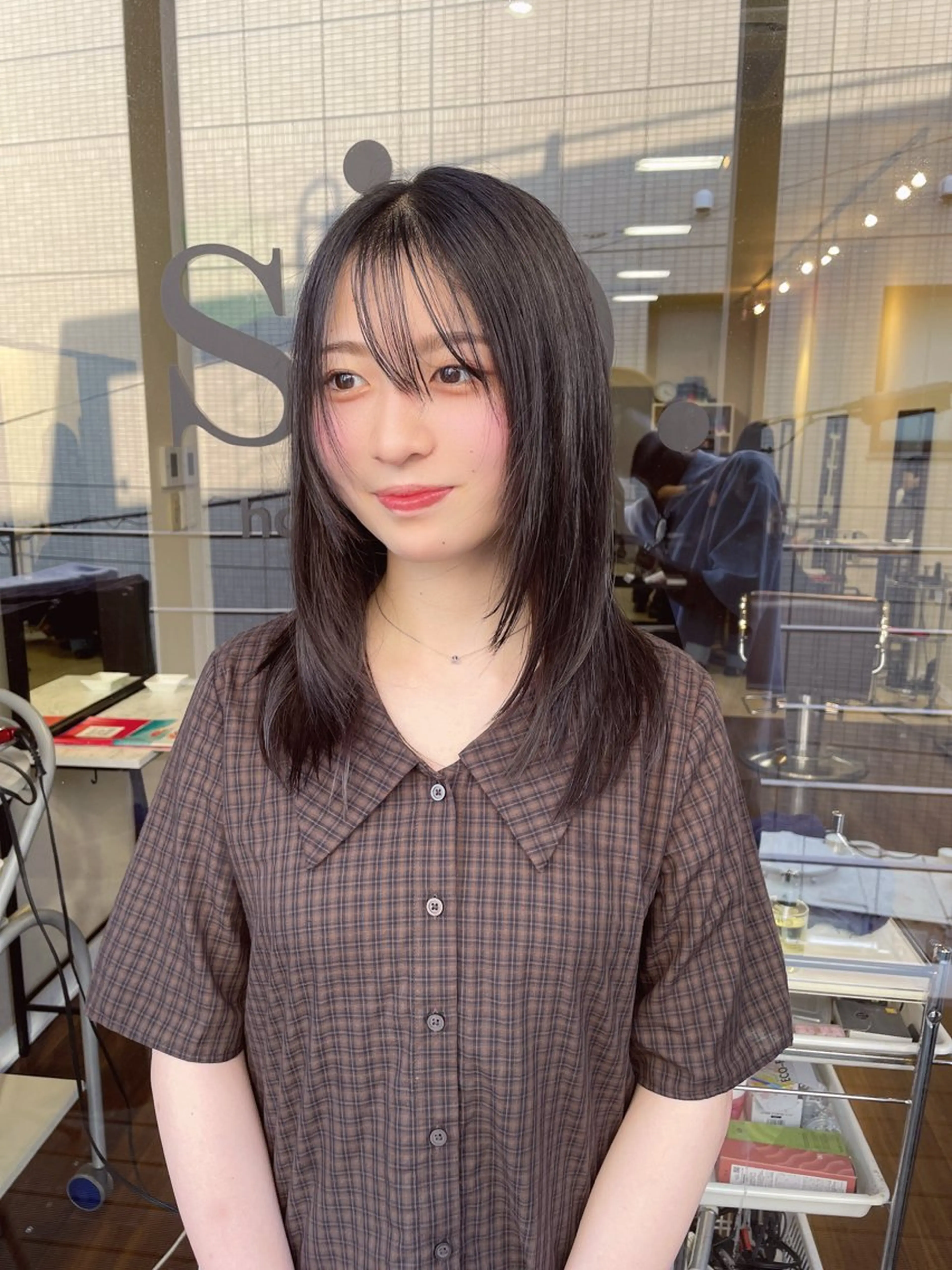 ミディアム レイヤーカット カット トリートメント Seiya/ sio.hairのヘアスタイル