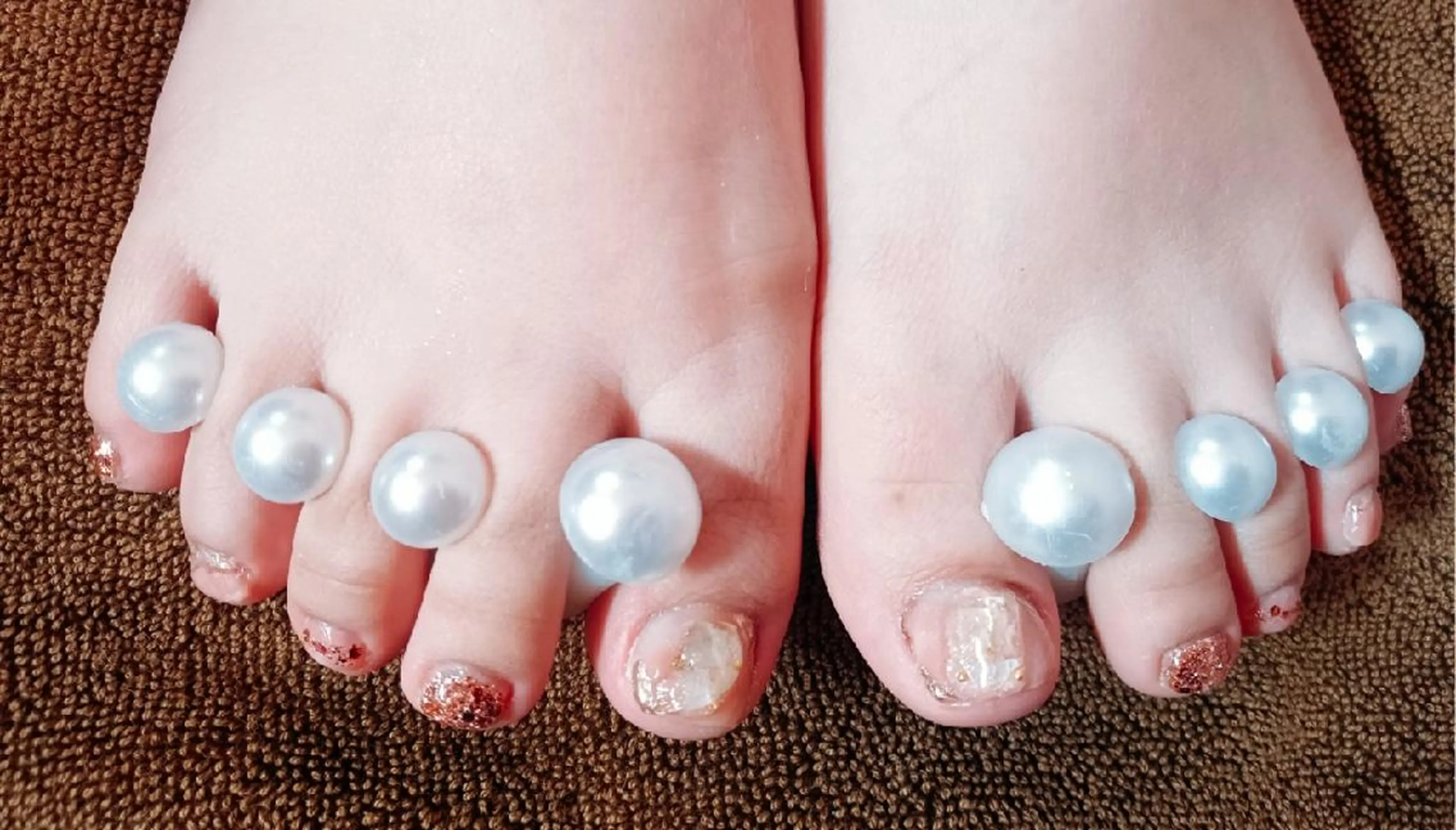 ネイル フットネイル ニュアンスネイル フットネイル Nail Salon macherieのネイルデザイン