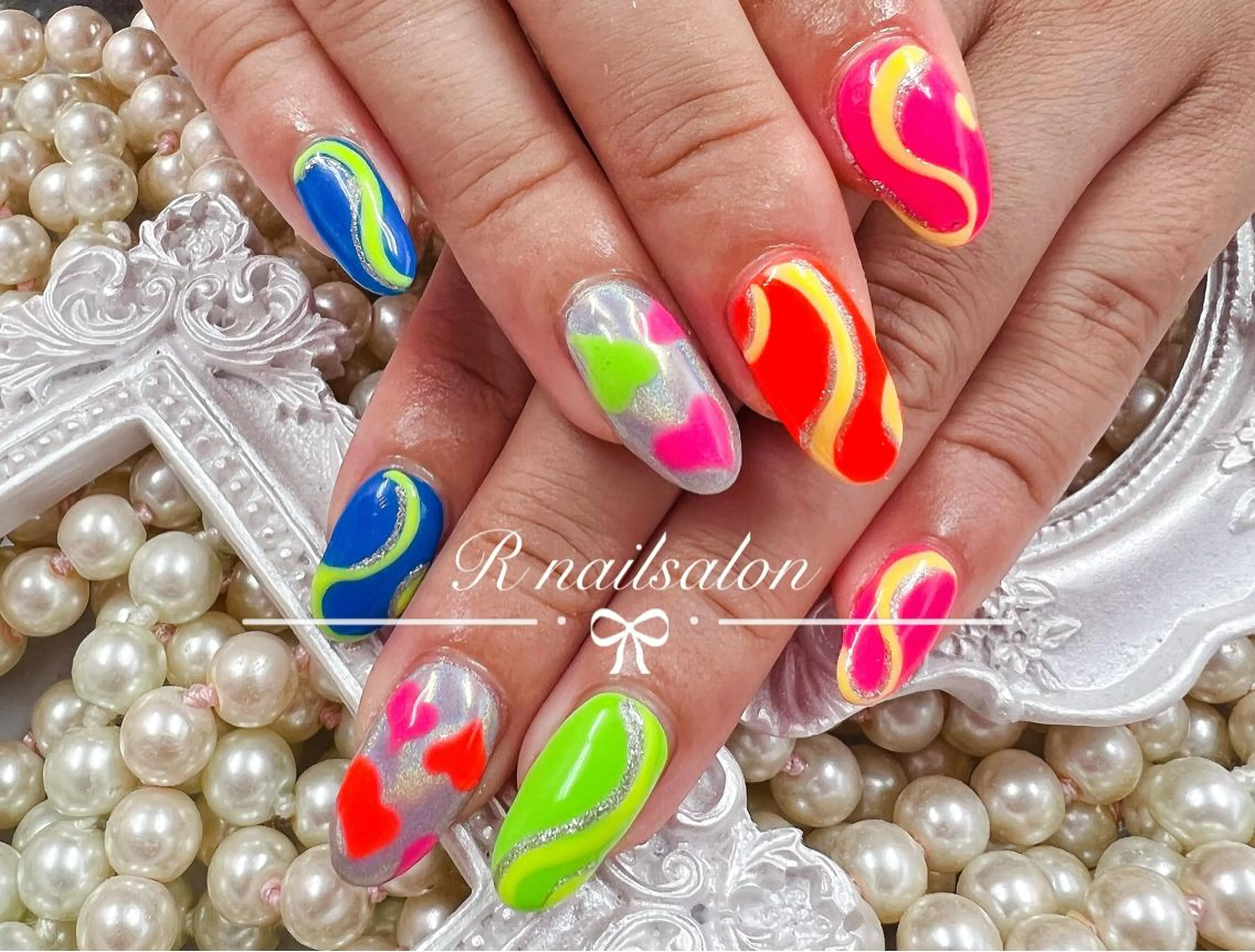 セミロング R NAILSALONのネイルデザイン