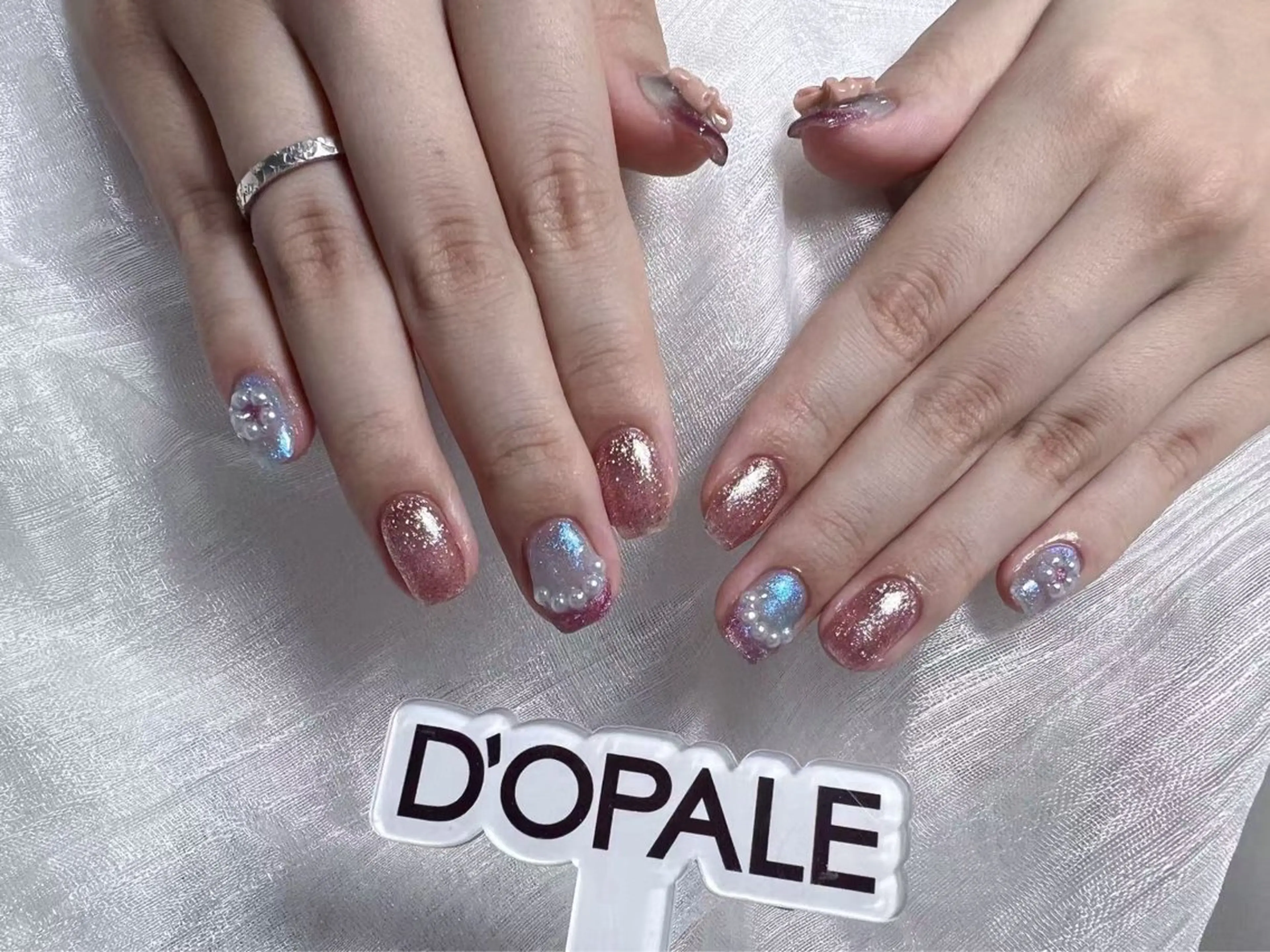 ネイル シンプルネイル D‘OPALEサロン所属・長さ出し専門店 上野kkのネイルデザイン