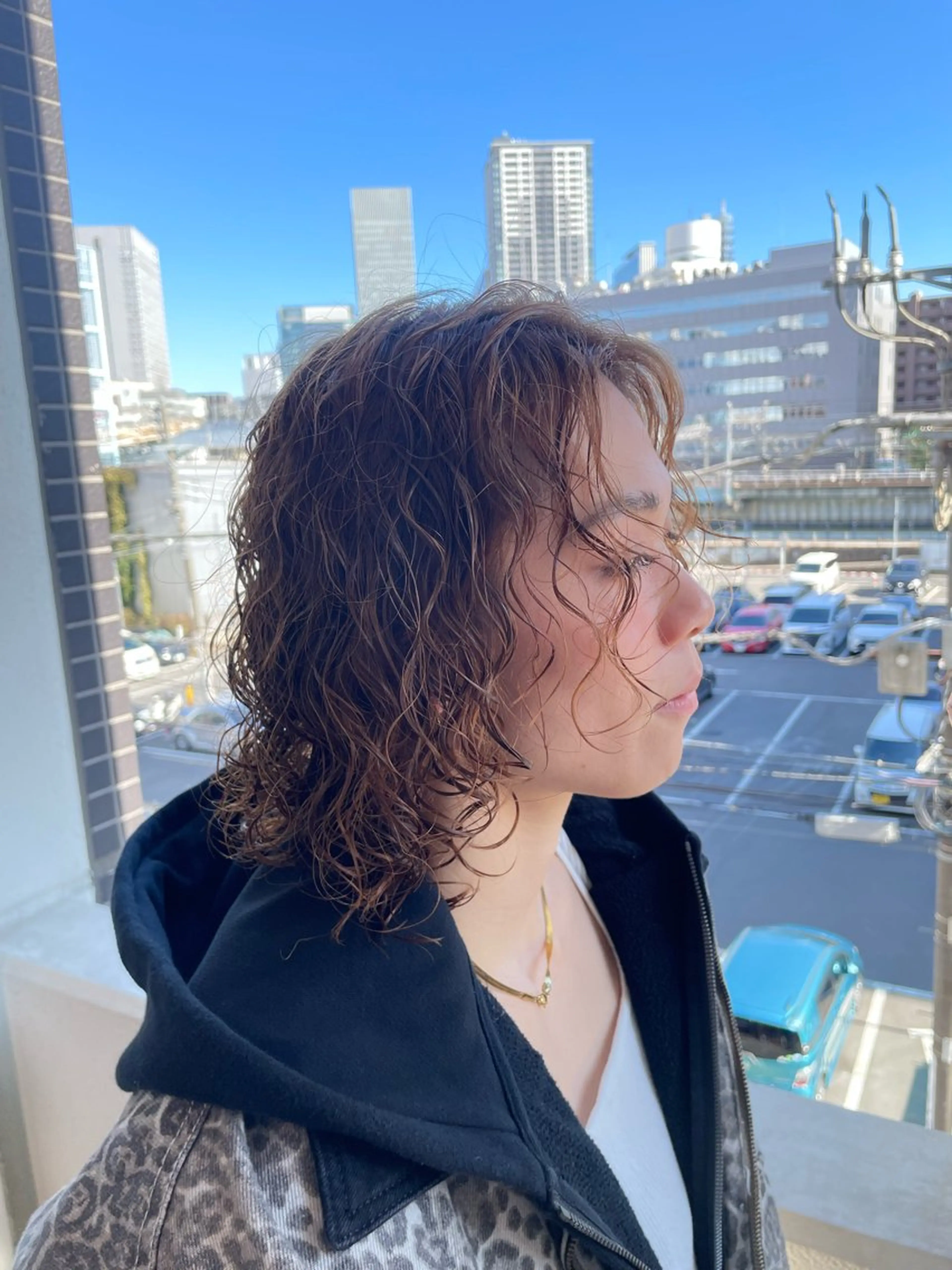 ミディアム パーマ カット パーマ トリートメント Toiro 横浜所属・🎀レイヤー/パーマ カラー/ai🎀のヘアスタイル