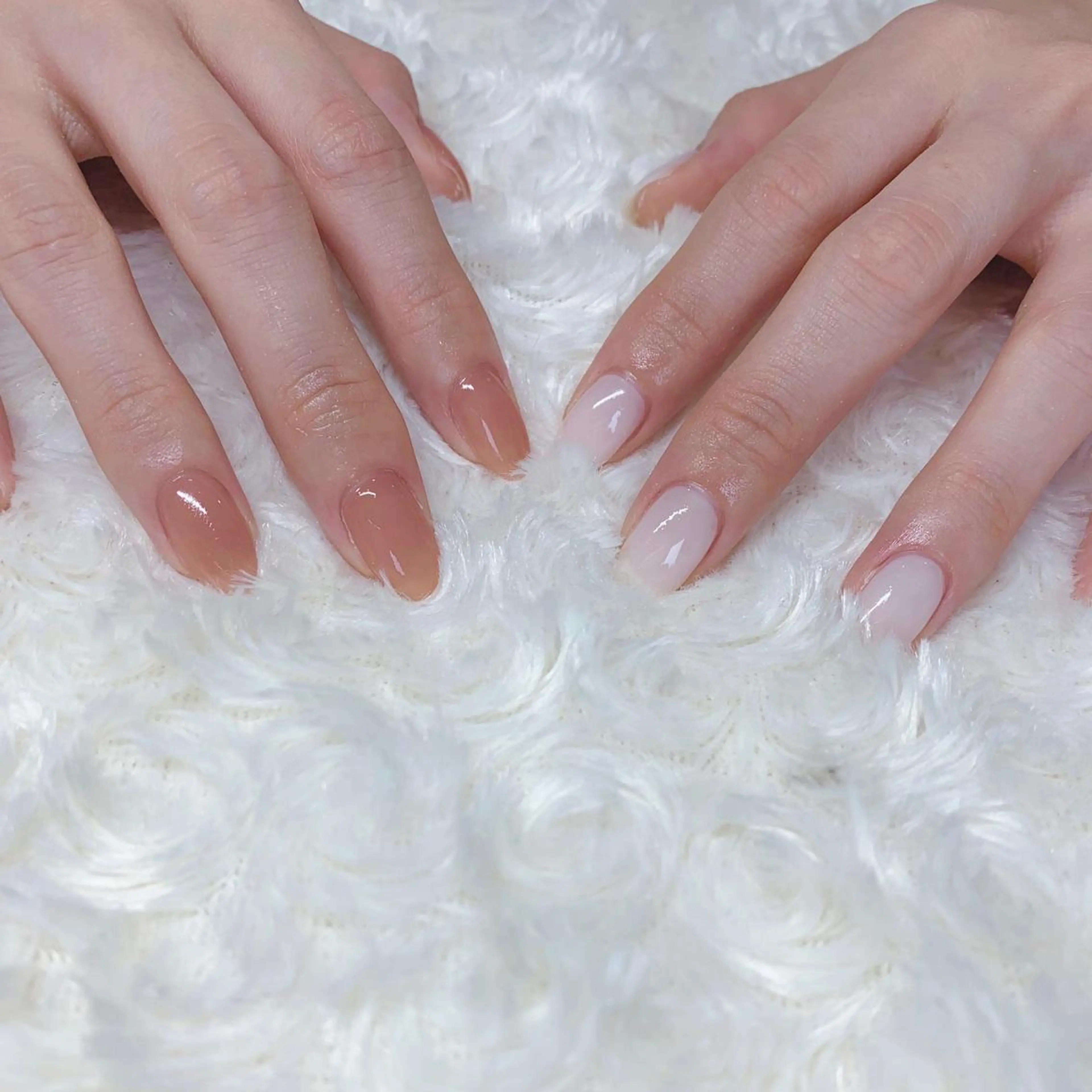 カラー ネイル ハンドネイル Cozy_ ilumのネイルデザイン