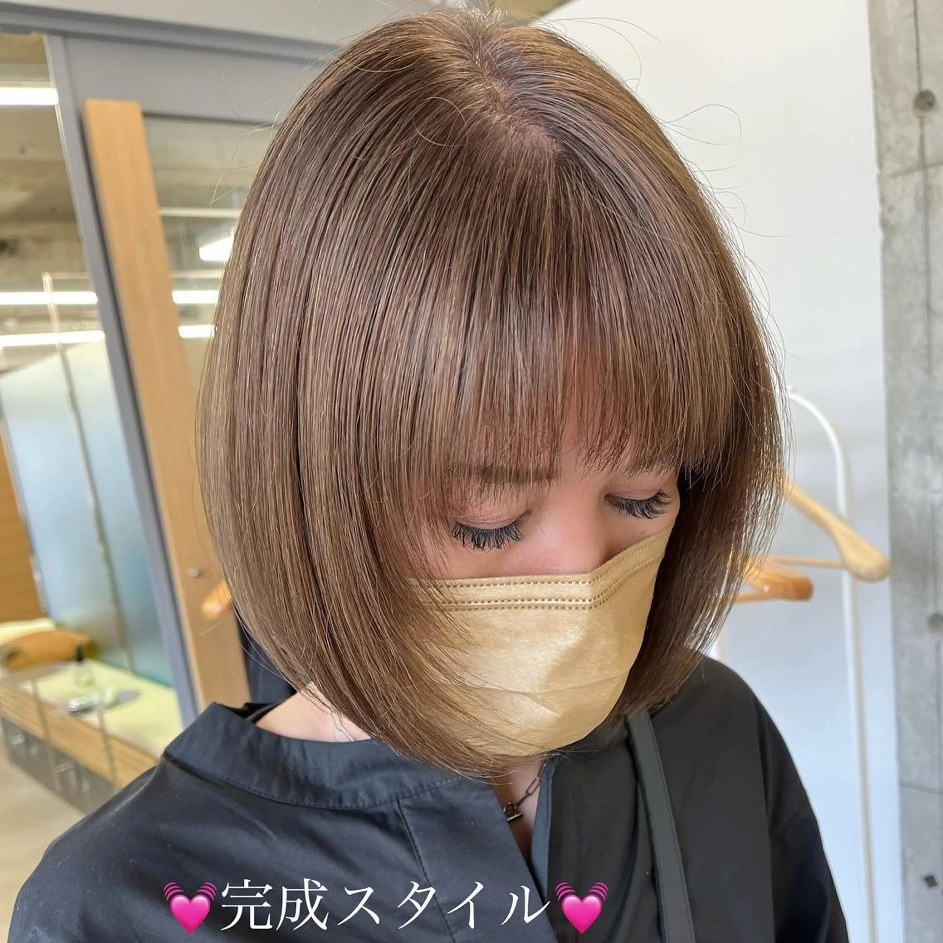 ショート ハイライト 難波/白髪ぼかし/ KAORIのヘアスタイル