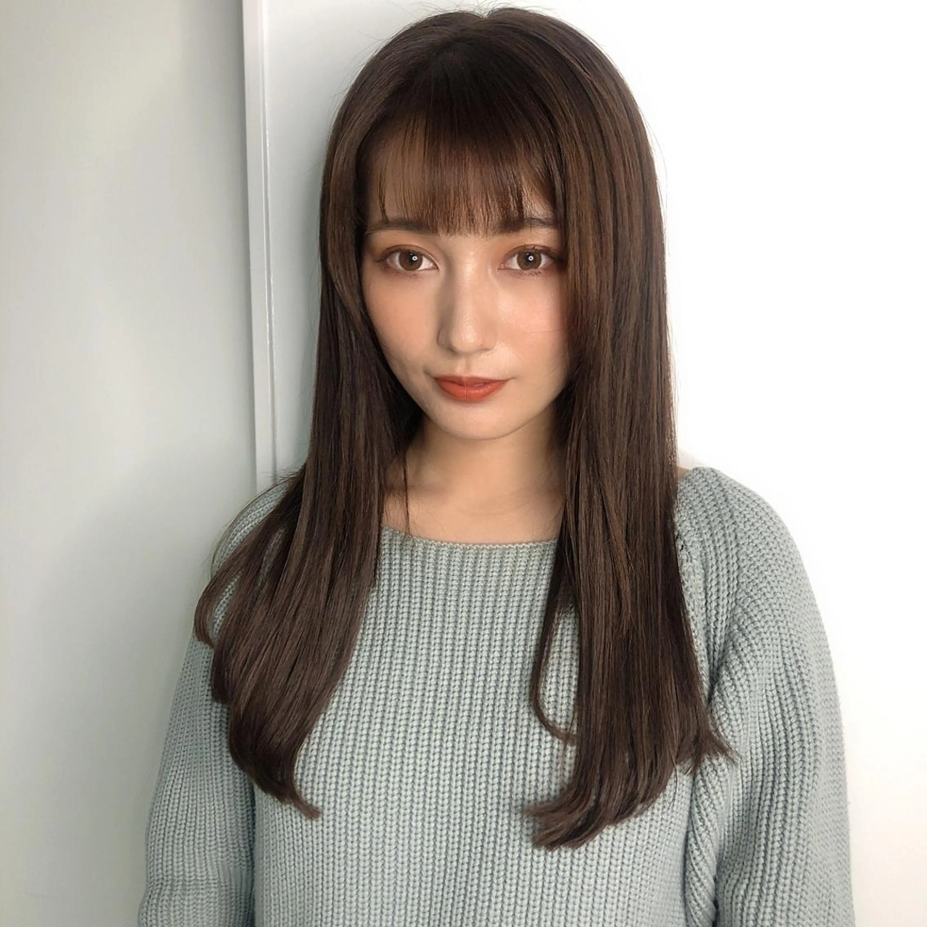 セミロング カラー ヘアアレンジ マツエク・マツパ エクステ Noah's　Ark所属・透明感カラー🫧ヘア セット🫧松本菜月の眉毛・アイブロウイメージ