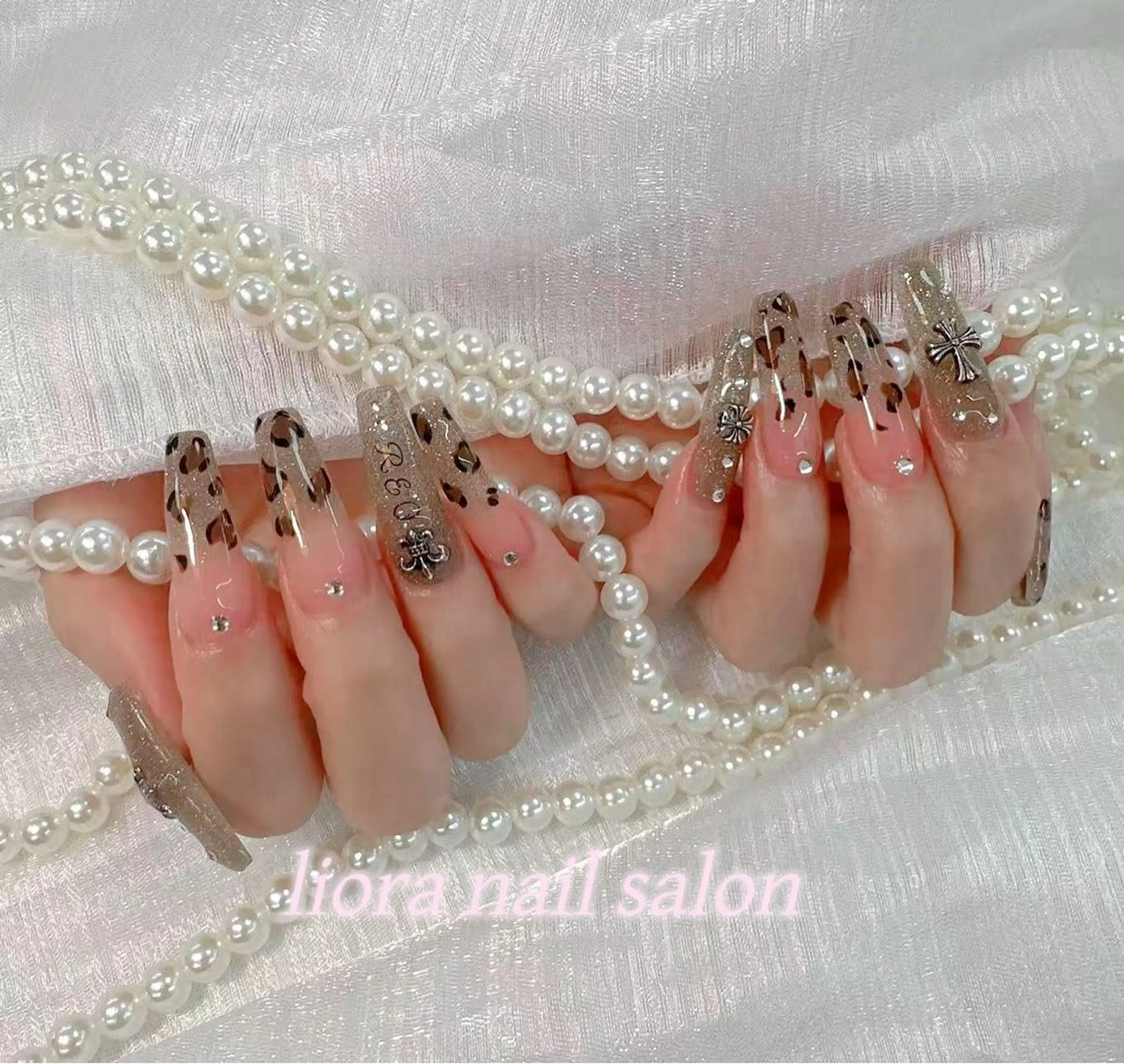 人気hardアメリカ🇺🇸チップスカルプ長さ出し120分デザイン持ち込みコース 13980の写真