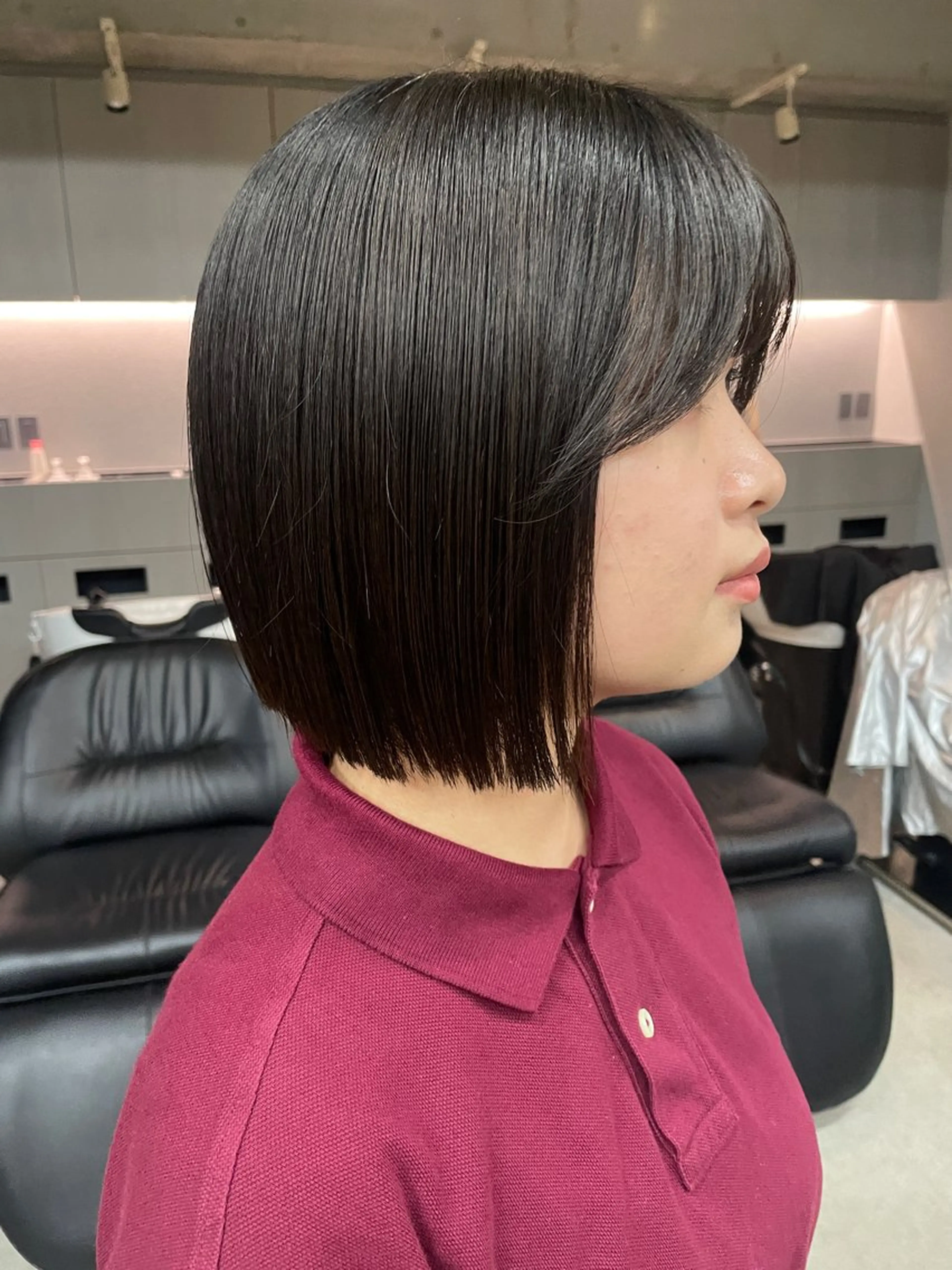 ミディアム カラー カット ヘアカラー トリートメント 表参道/髪質改善・ 透明感 colorのヘアスタイル