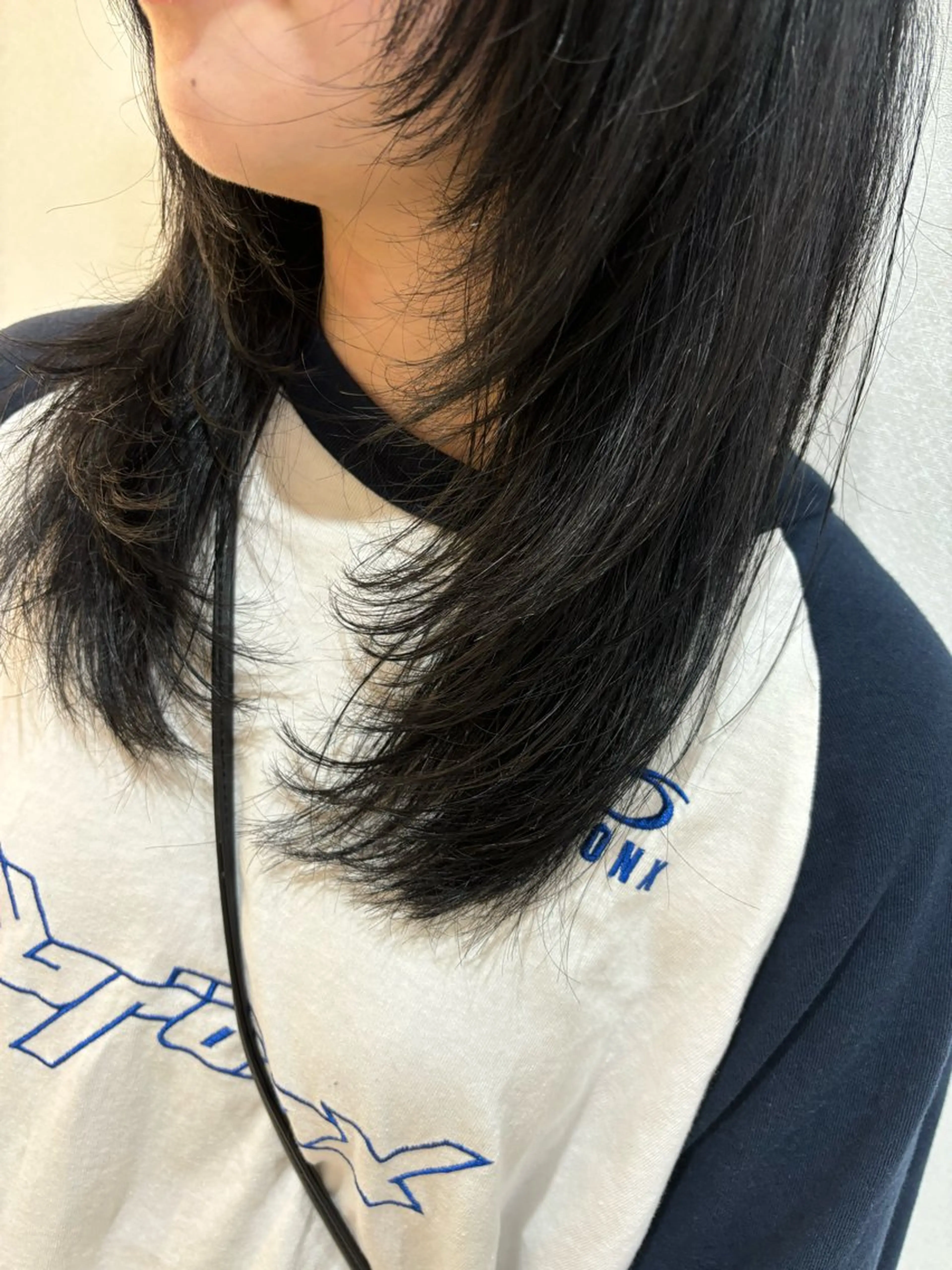 セミロング レイヤーカット 札幌パーマ 髪質改善/後藤海音のヘアスタイル