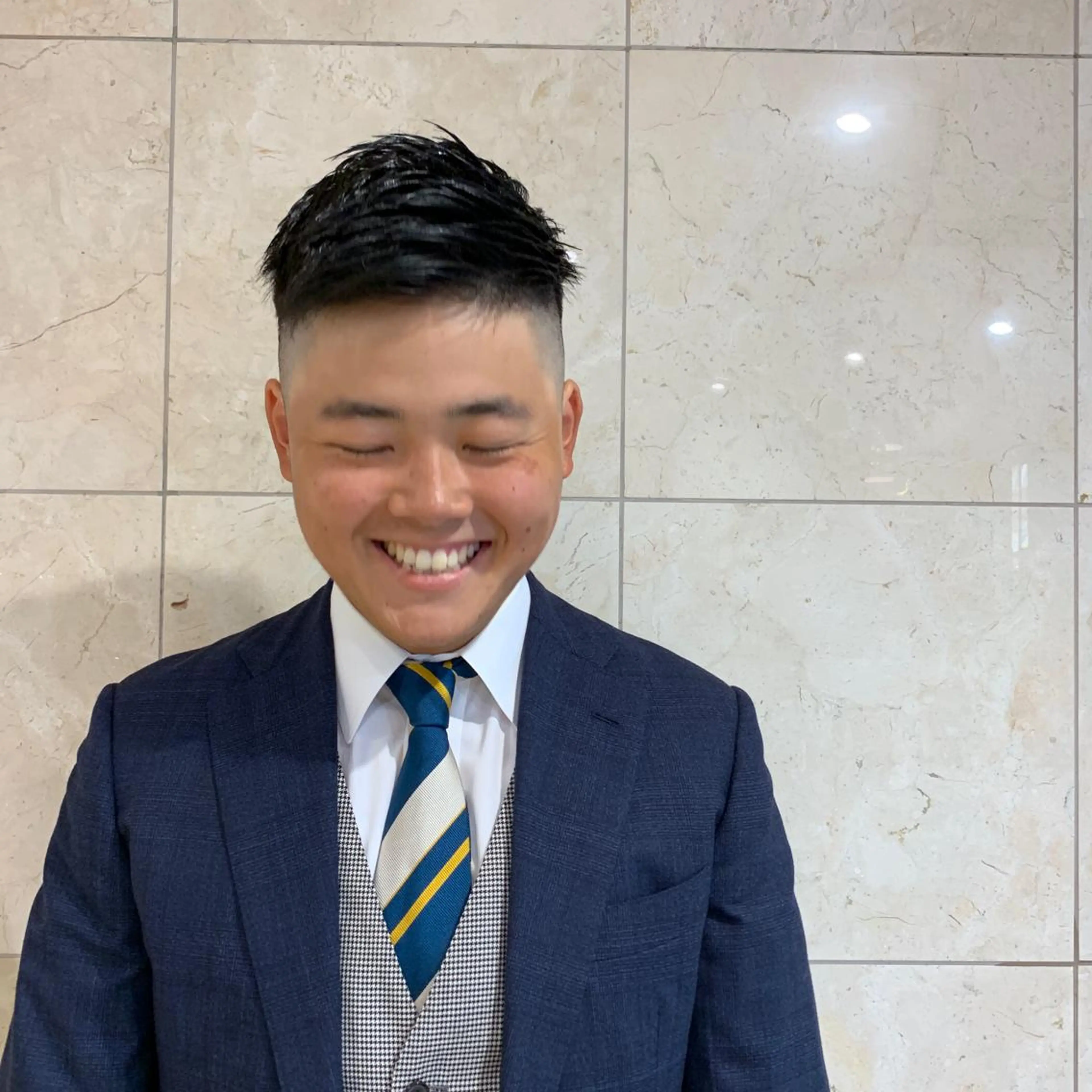 ショート メンズ ビジネス フェードカット スキンフェード ショートヘア 清水　仰士 ROW町田のヘアスタイル