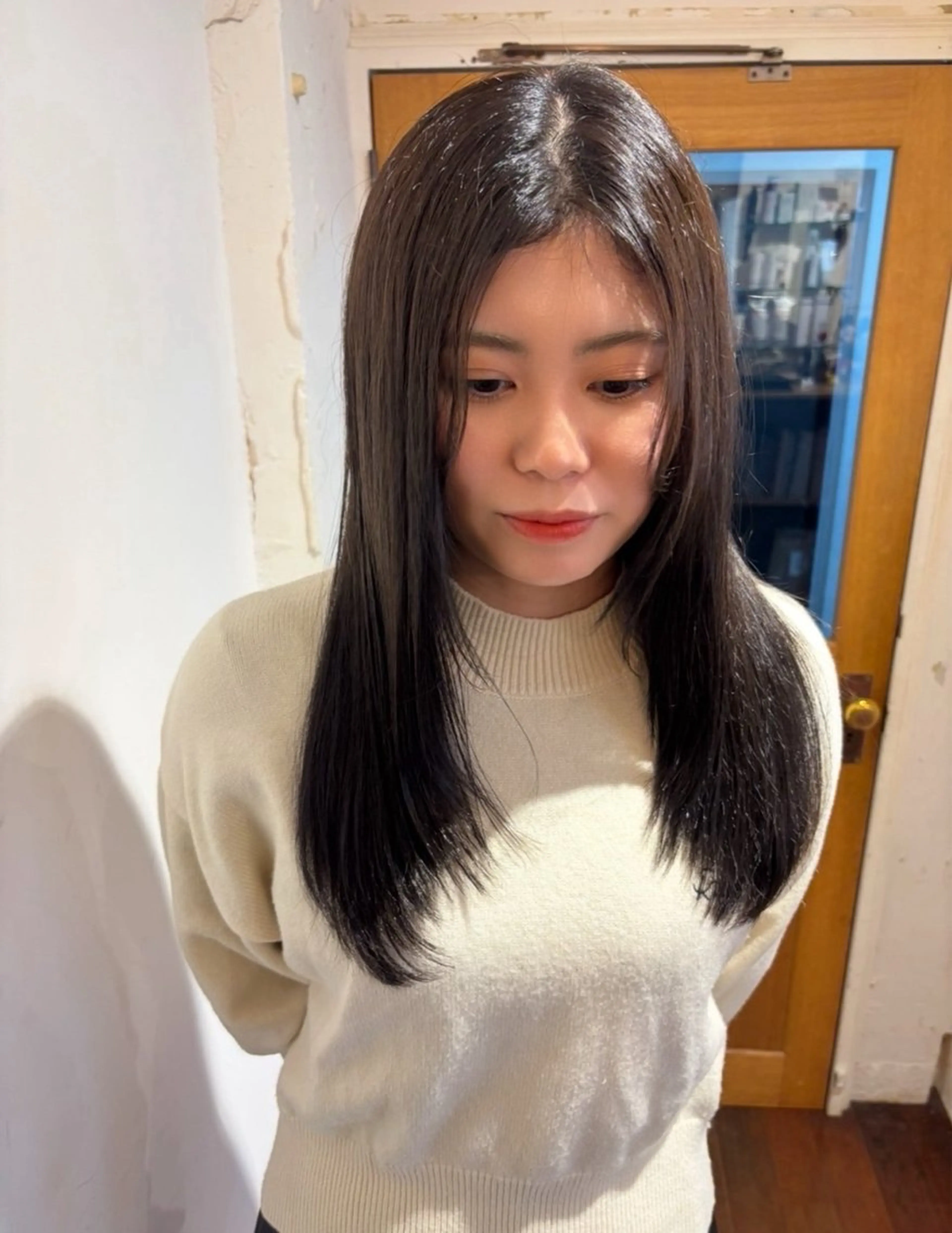 ロング レイヤーカット カット パーマ/ボブ/レイ ヤー💫SUZUKAのヘアスタイル