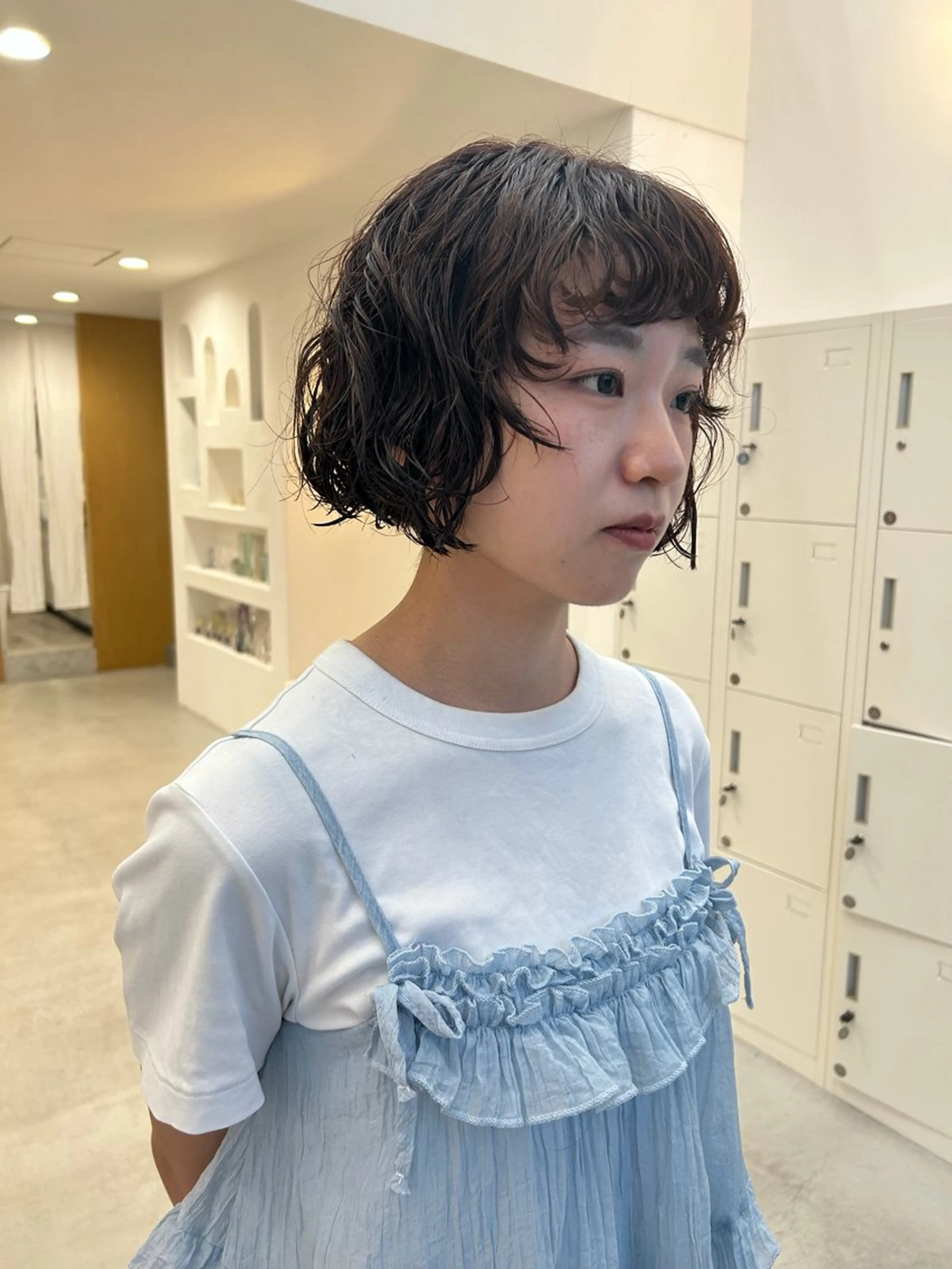 ショート パーマ ボブ 纐纈 大和のヘアスタイル