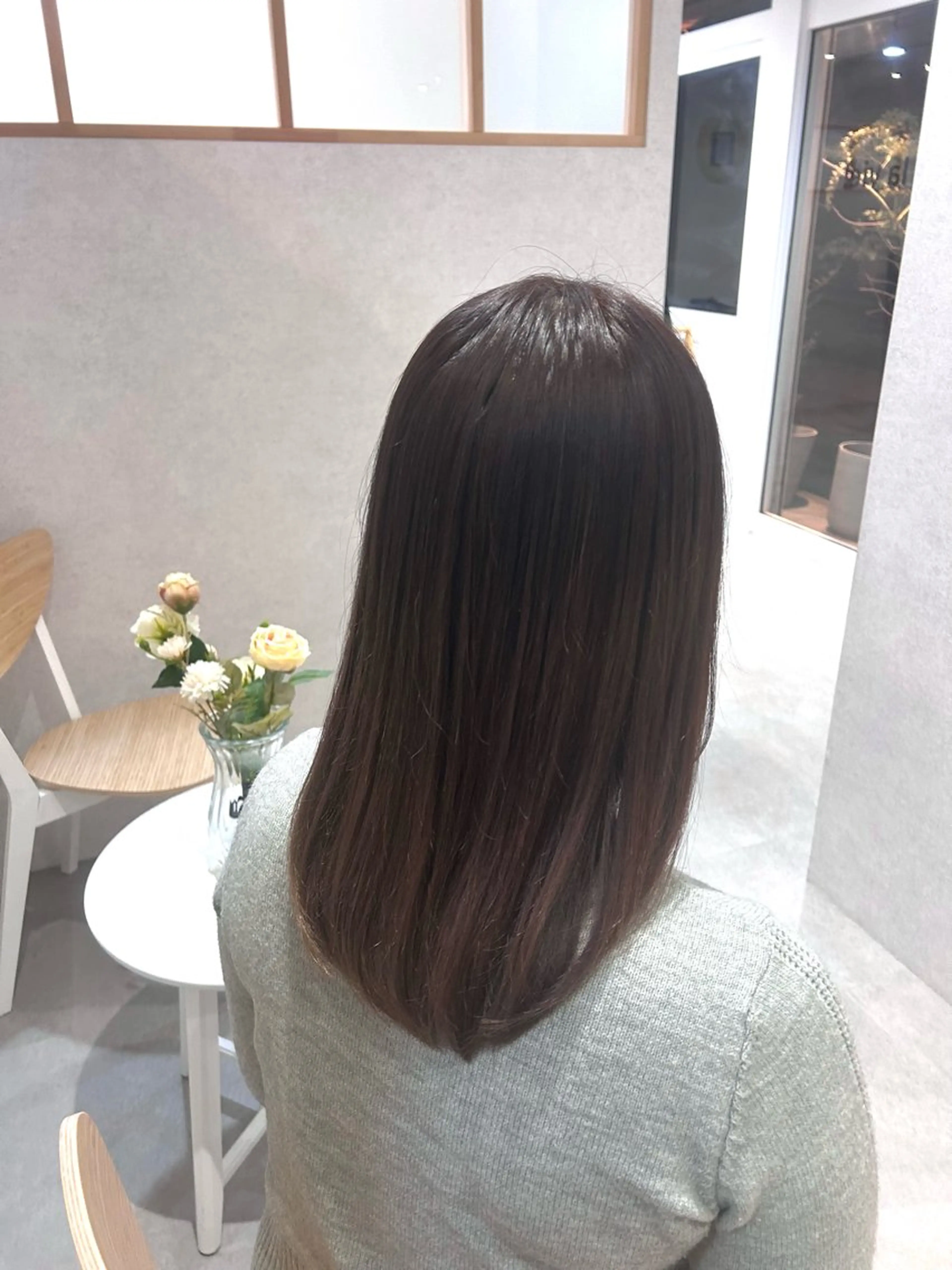 セミロング maoお洒落ヘア bob/艶カラーのヘアスタイル