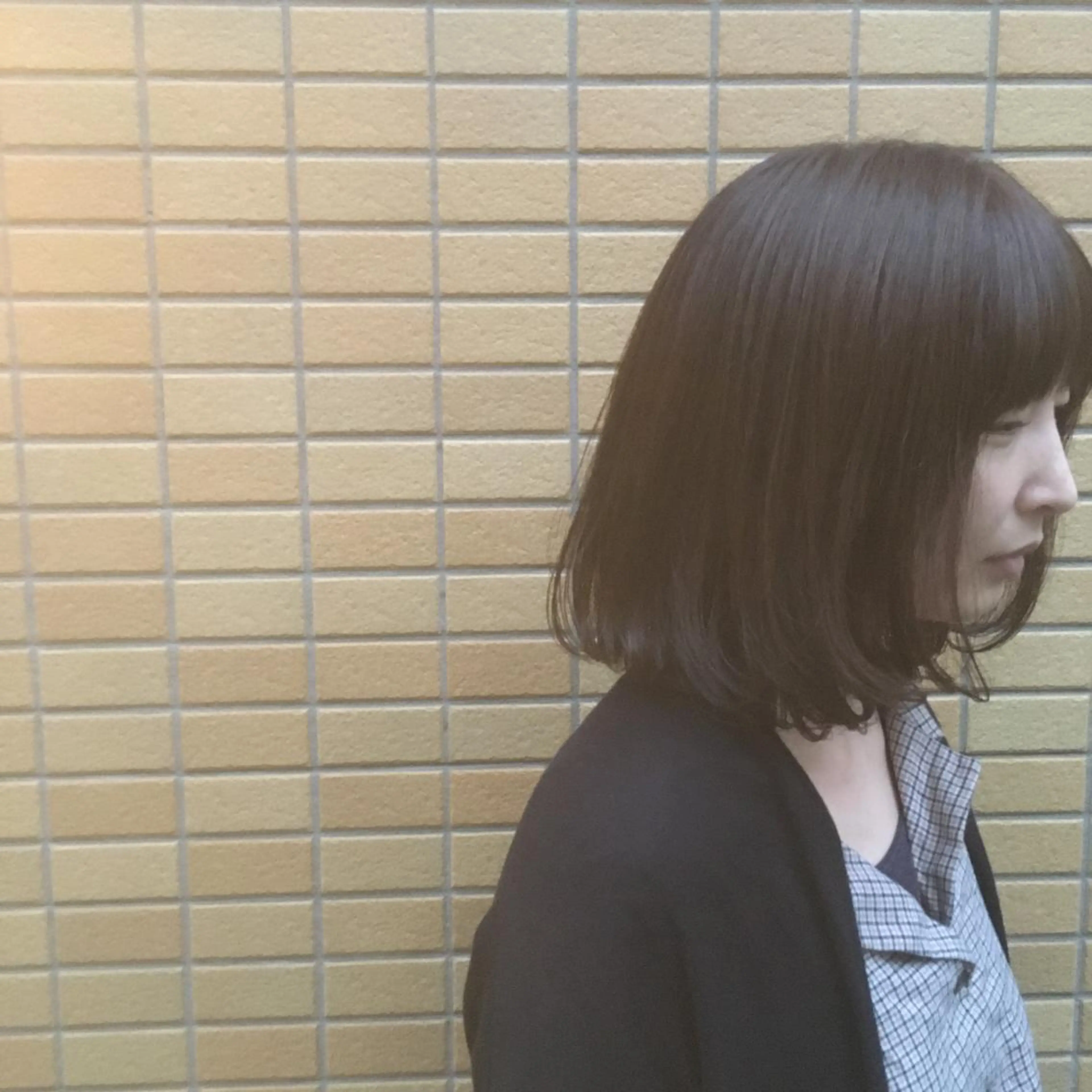 ミディアム カラー カット ヘアカラー トリートメント しのはら まどかのヘアスタイル