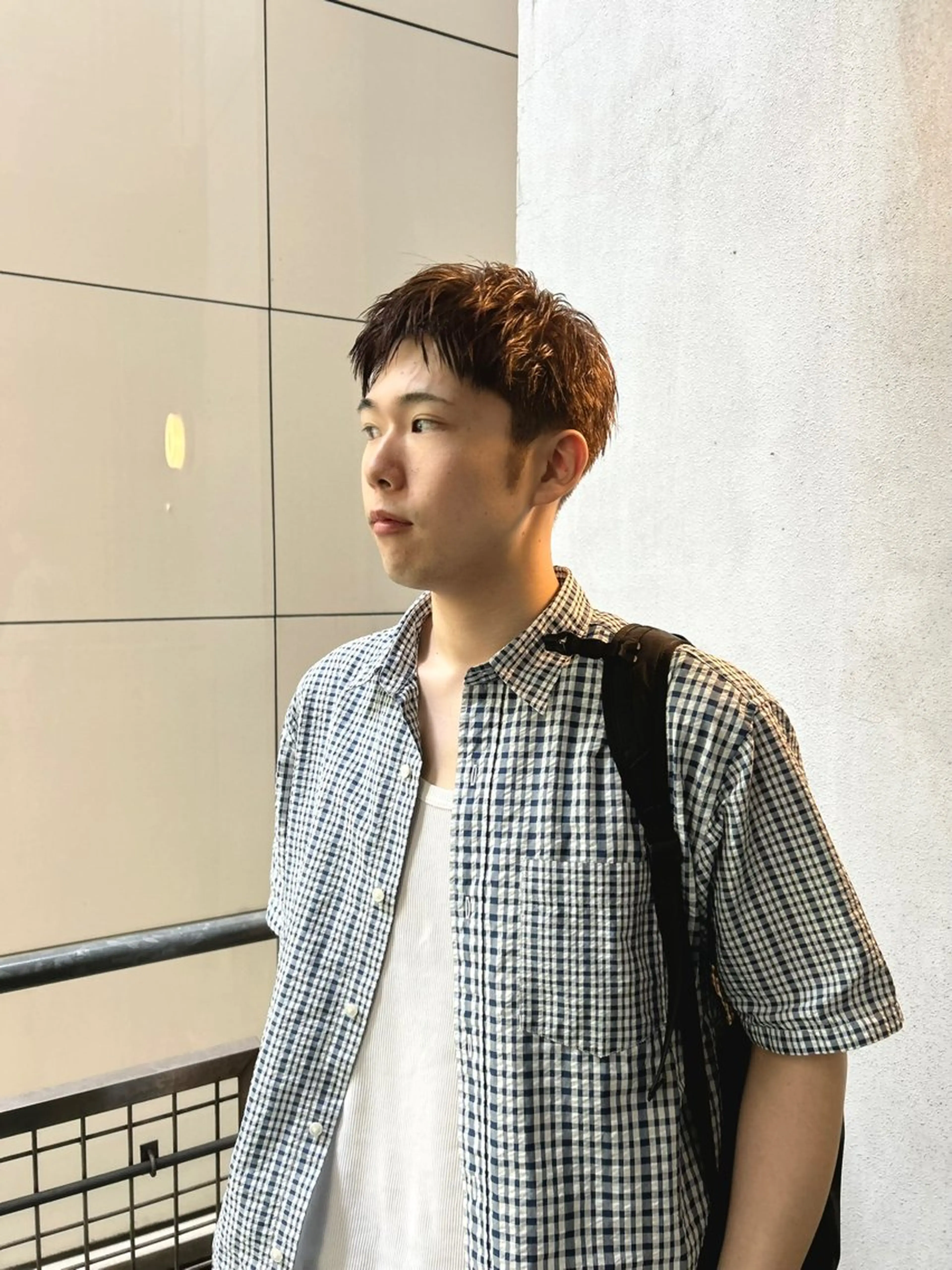 ショート カット ヘアカラー トリートメント 海/パーマ /曲がる縮毛矯正のヘアスタイル