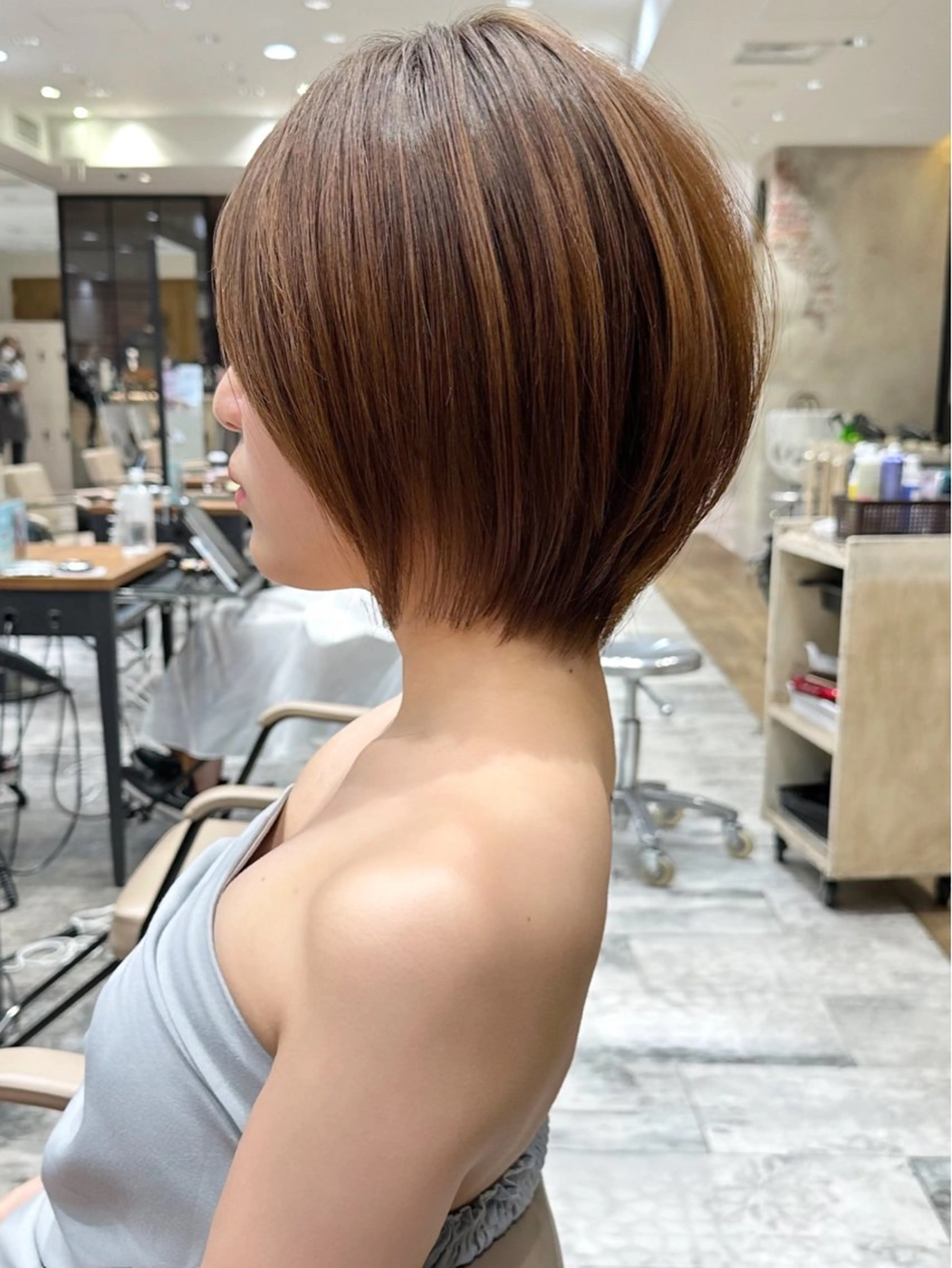 ショート カラー ショートボブ ボブ 似合わせカット ショートヘア 小顔カット カット ヘアカラー トリートメント ショート、ボブの神✨ 峯朋也✂︎✨のヘアスタイル