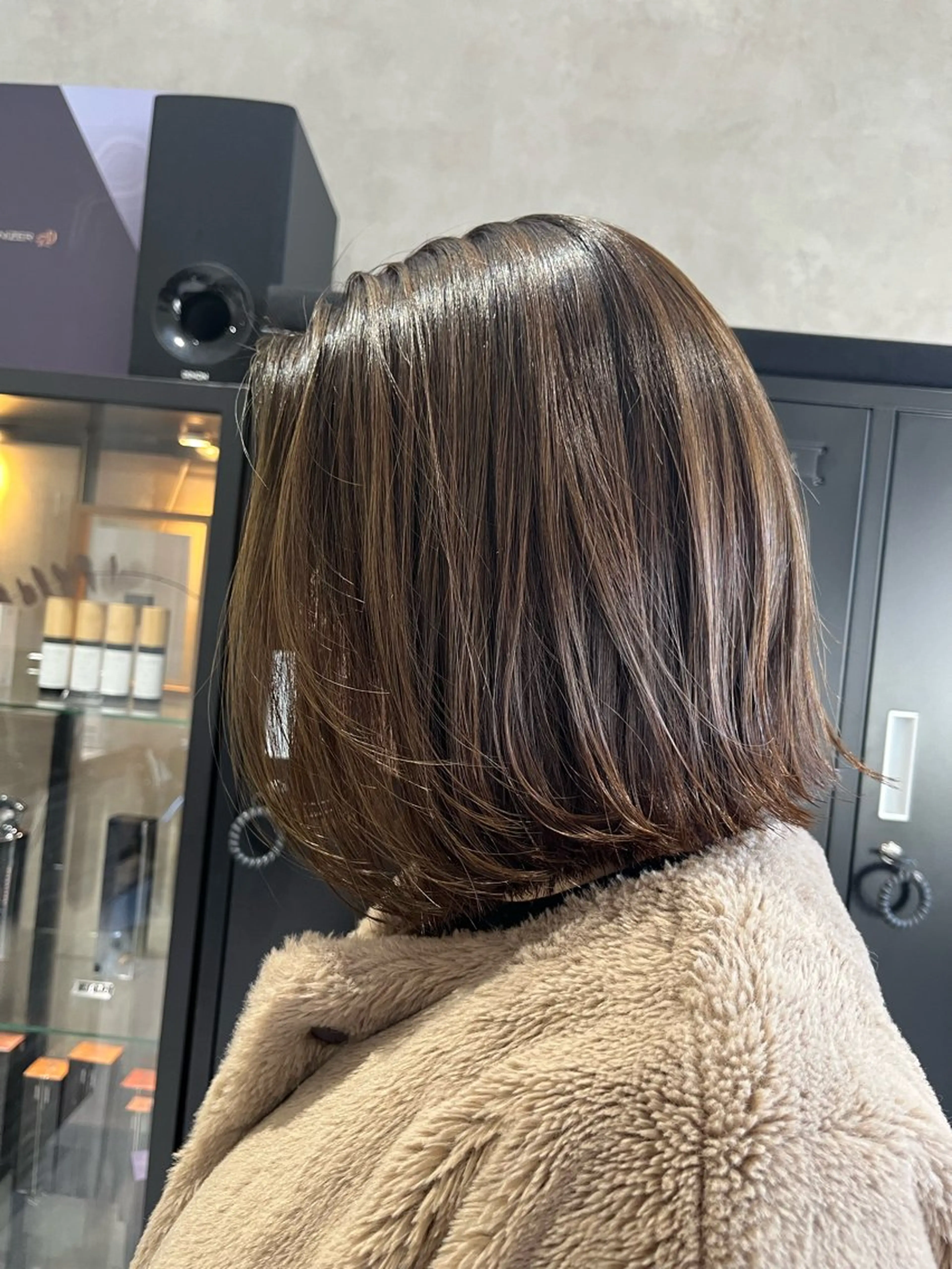 ミディアム カラー ボブ room肥後橋所属・room ヨネヤマのヘアスタイル