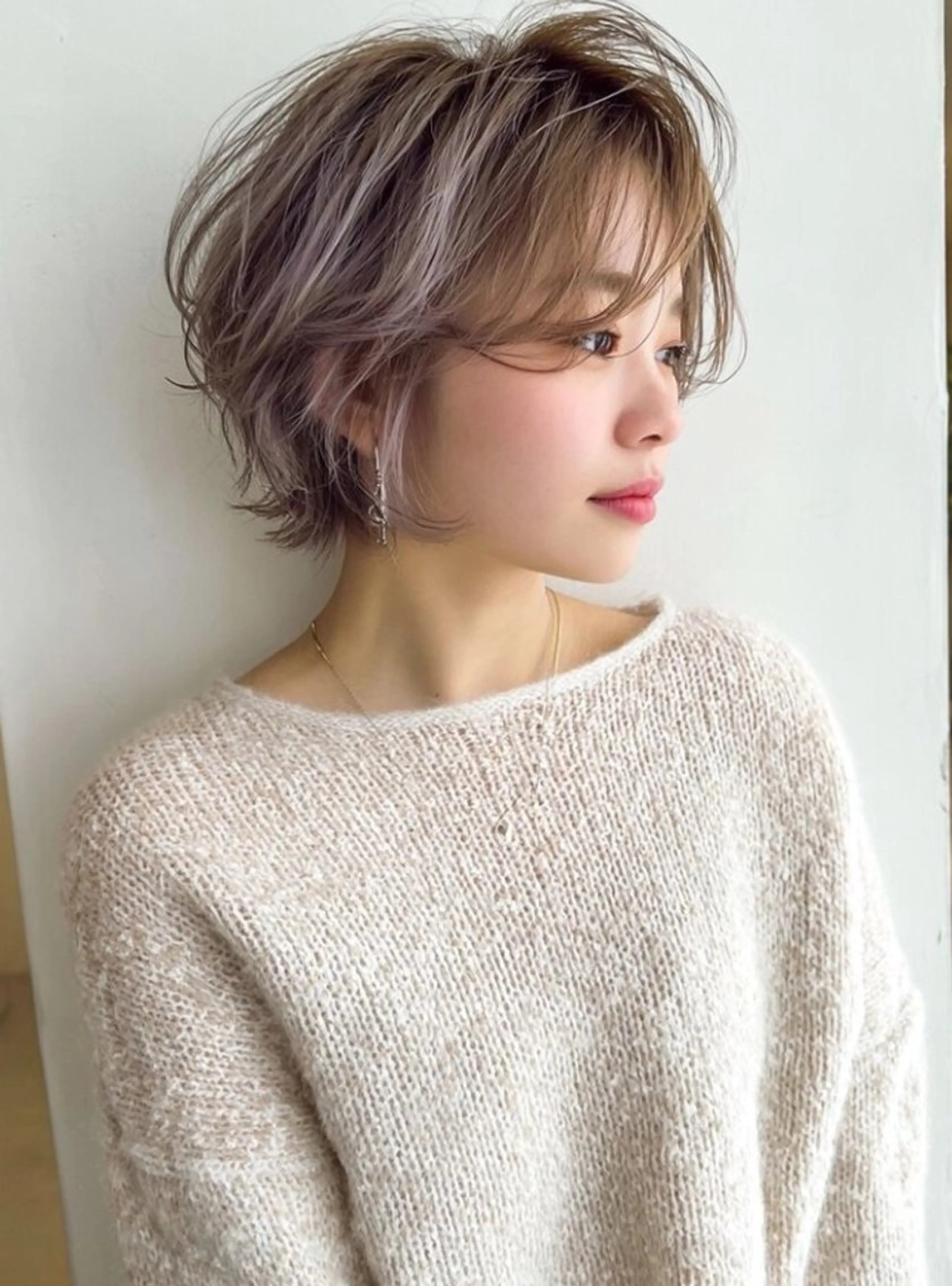ショート ハイライト カット ヘアカラー トリートメント 大人女性を美しく✱ 吉祥寺BRING近藤のヘアスタイル