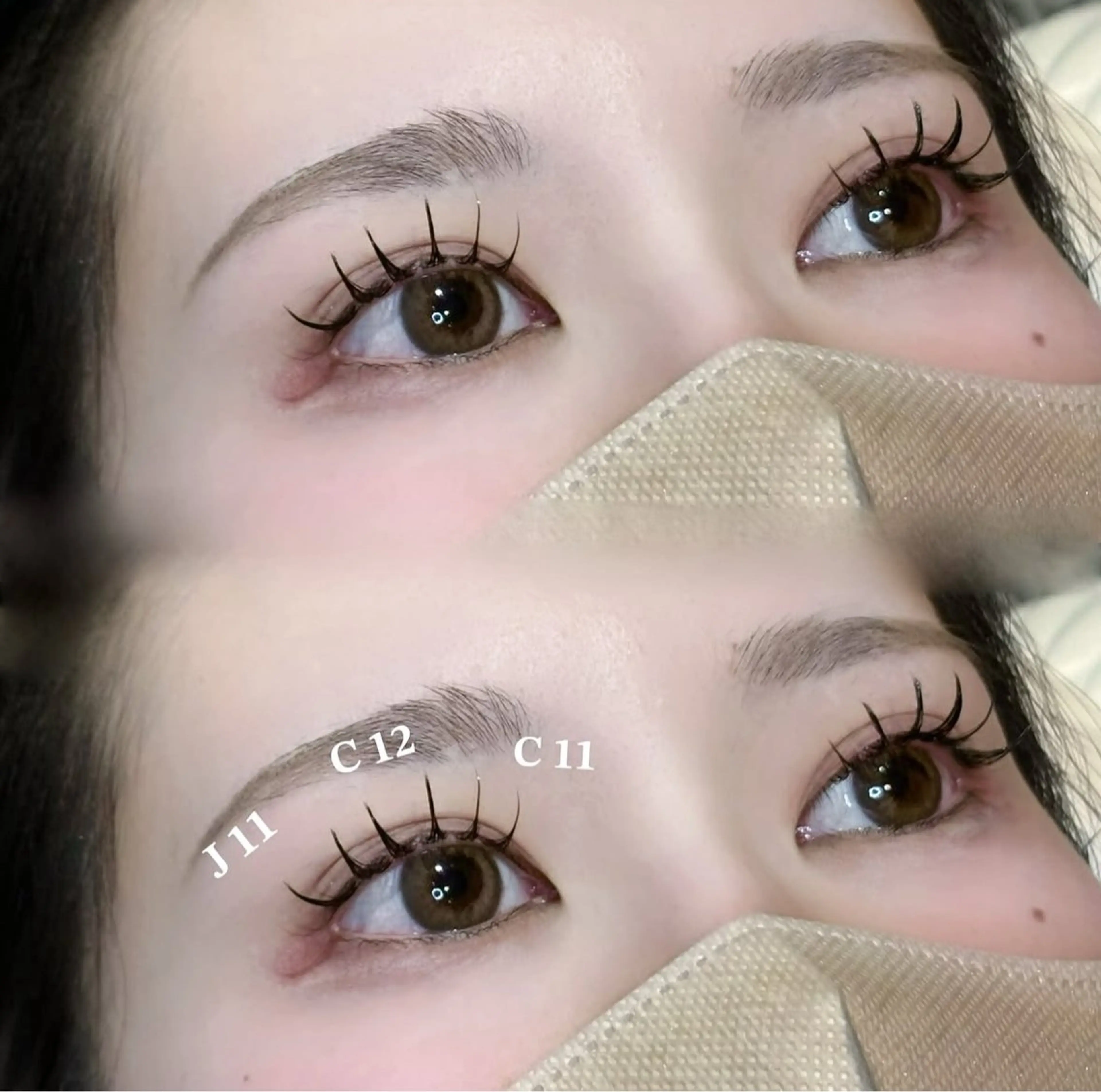 🎀フラットラッシュ140本【オフ・コーティング付き】の写真