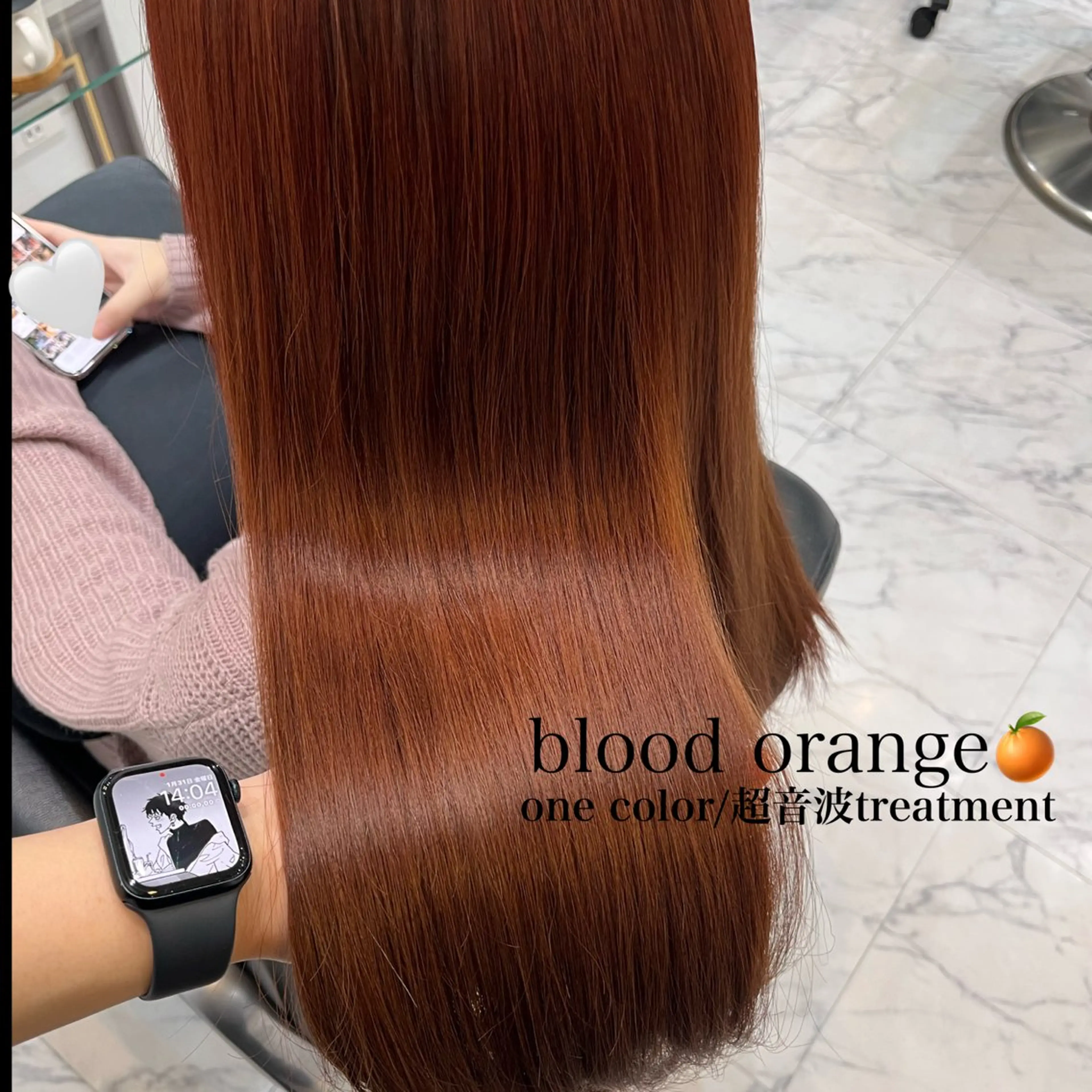 ロング カラー ブリーチ ブリーチなしカラー 縮毛矯正 ヘアカラー トリートメント THE  ESCALA表参道所属・Hana🌷/ 透明感/艶髪/表参道のヘアスタイル