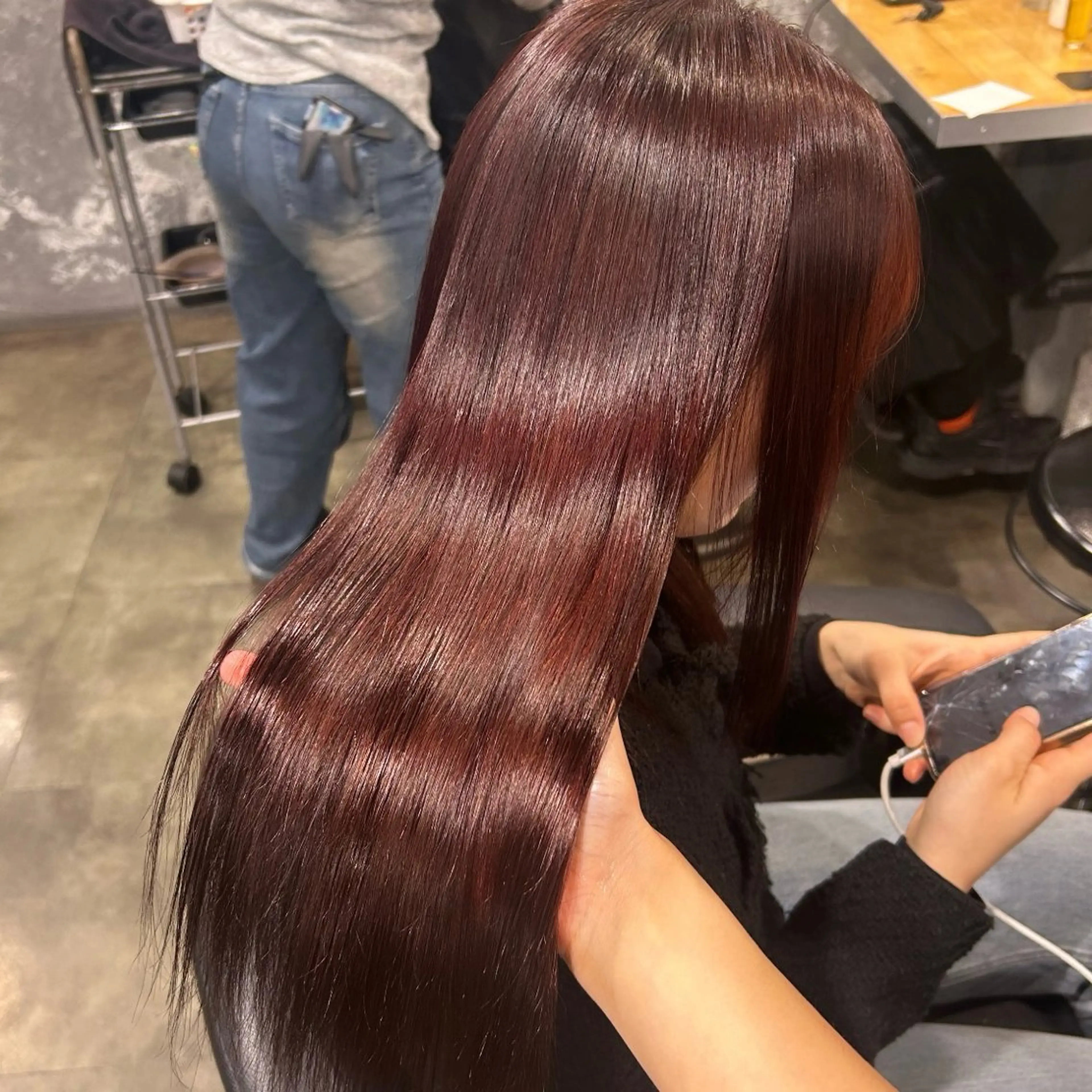 セミロング カラー IS所属・横浜美容室/透明感 カラー/レイヤーのヘアスタイル