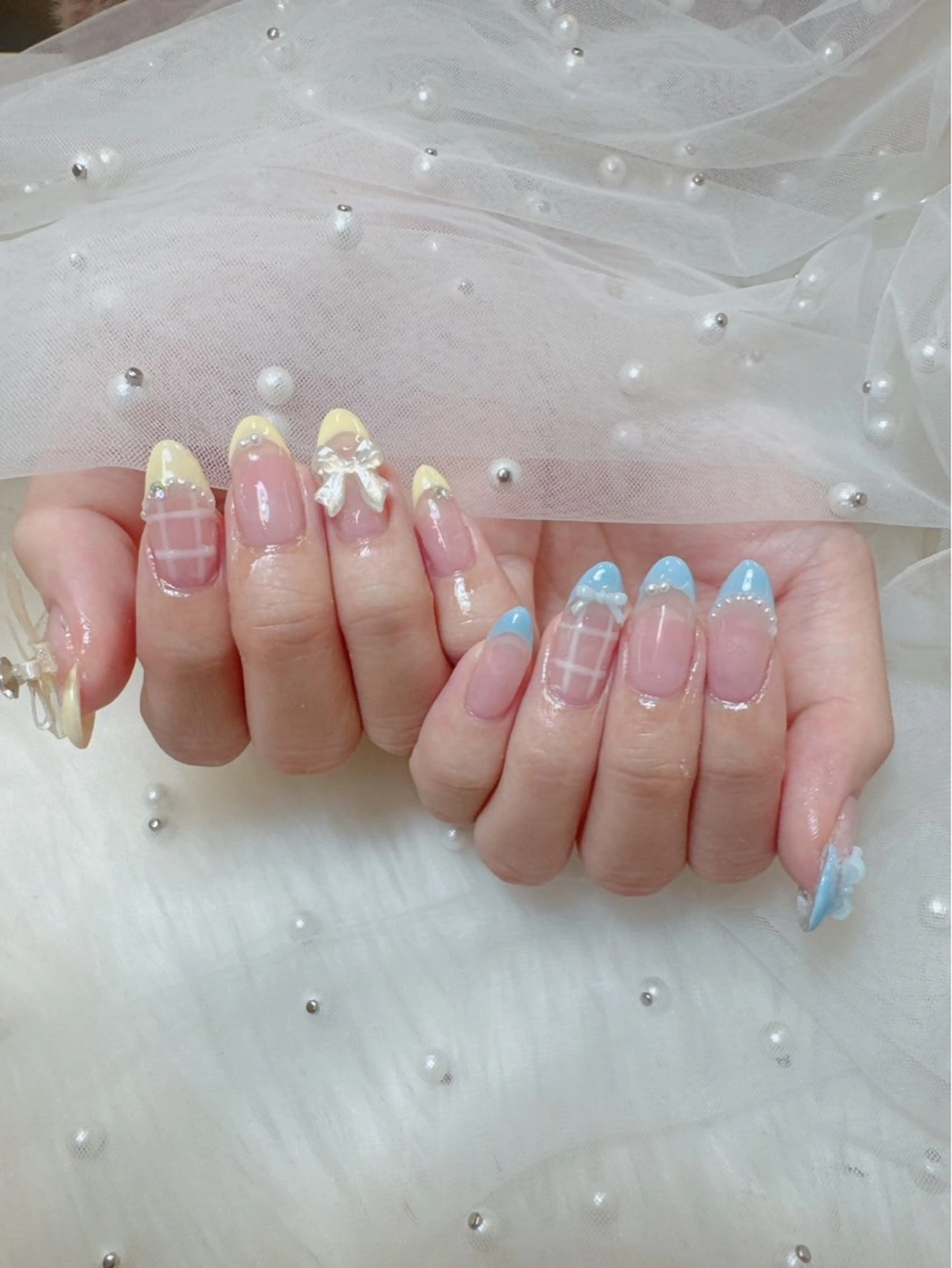 ネイル 持ち込み ハンドネイル Queeens nailのネイルデザイン