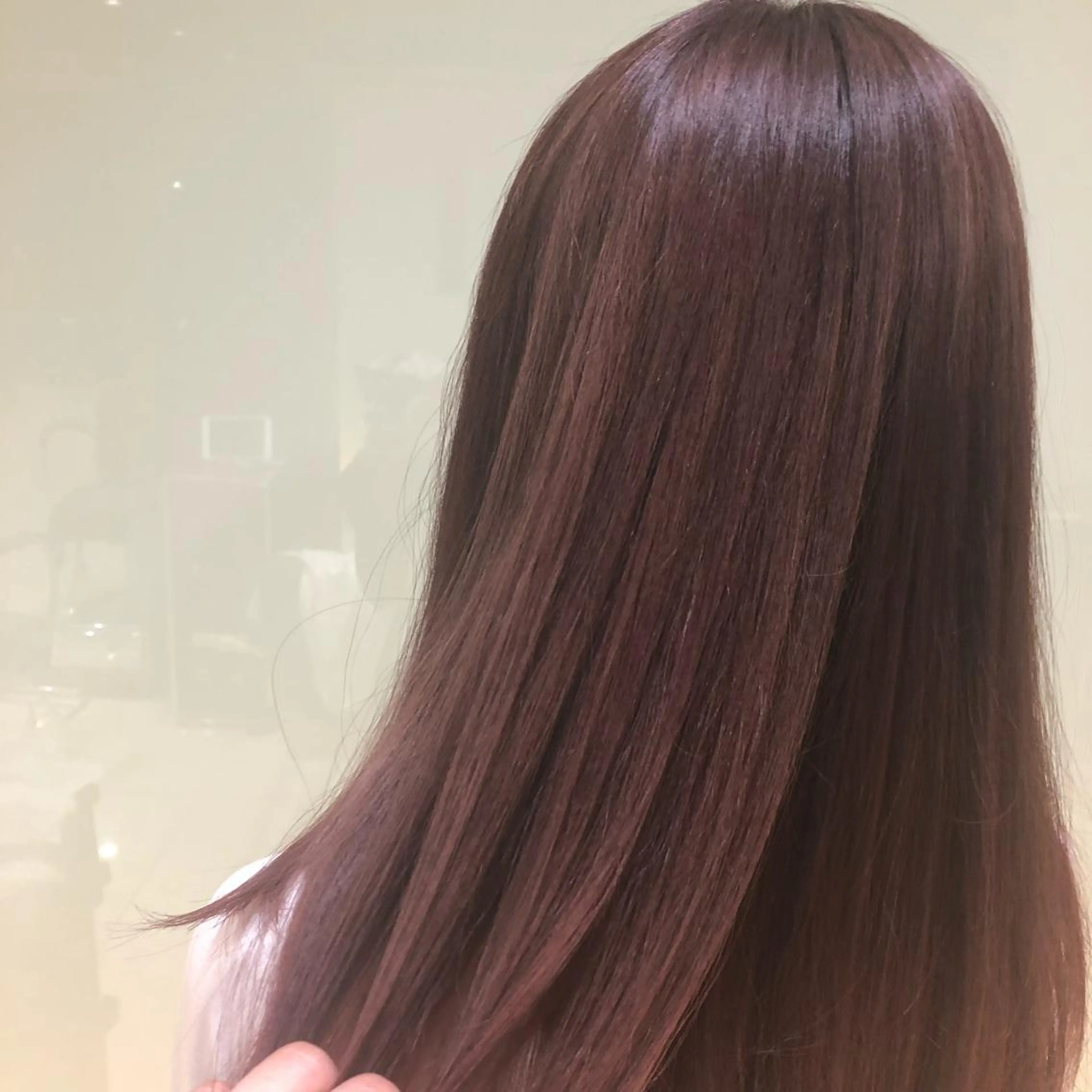 ミディアム カラー パーマ ヘアアレンジ ピンクカラー トリートメント apish aoyama所属・武 愛子の眉毛・アイブロウイメージ