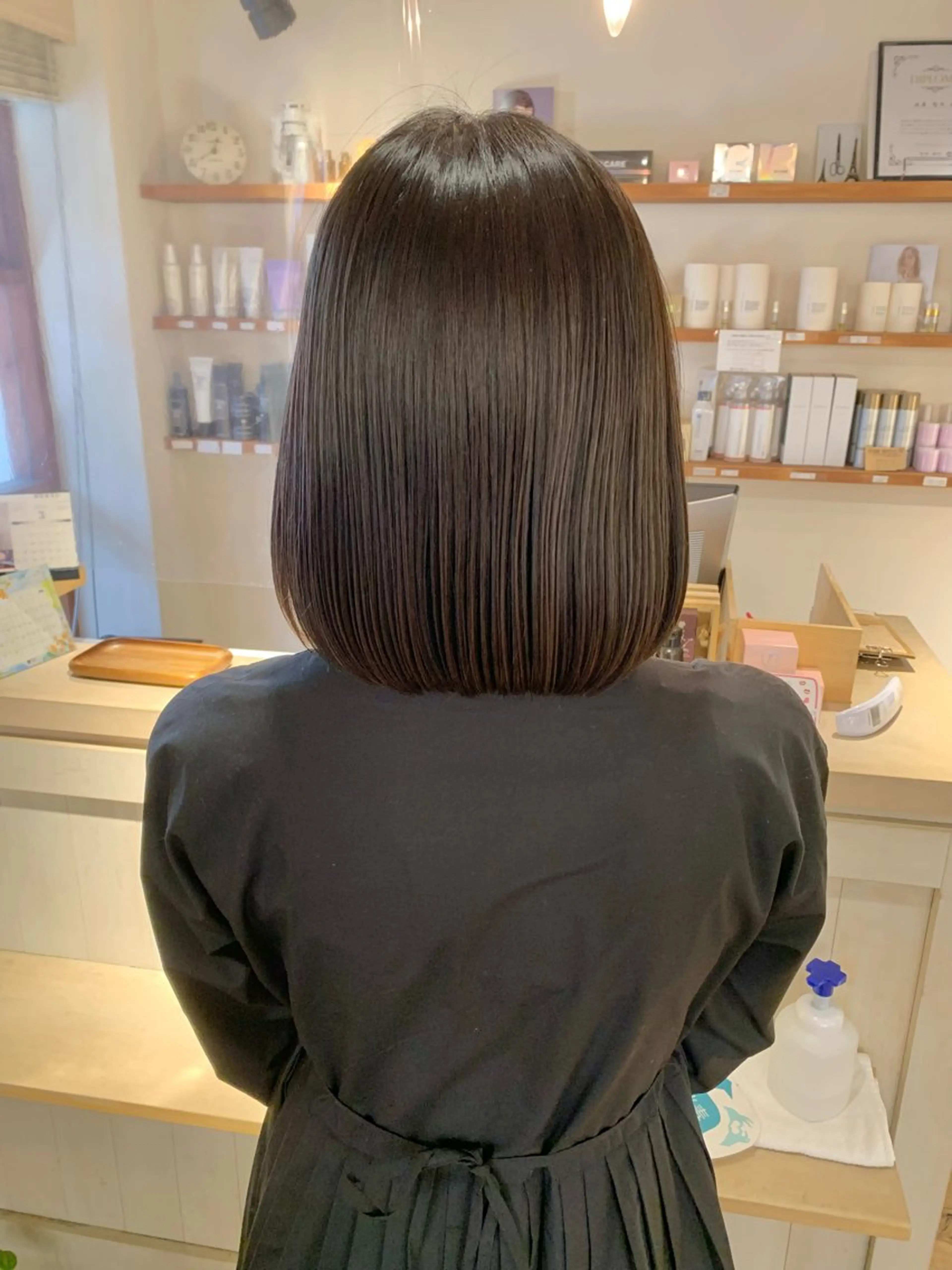 ミディアム 透明感カラー/ボブ /佐藤伶のヘアスタイル