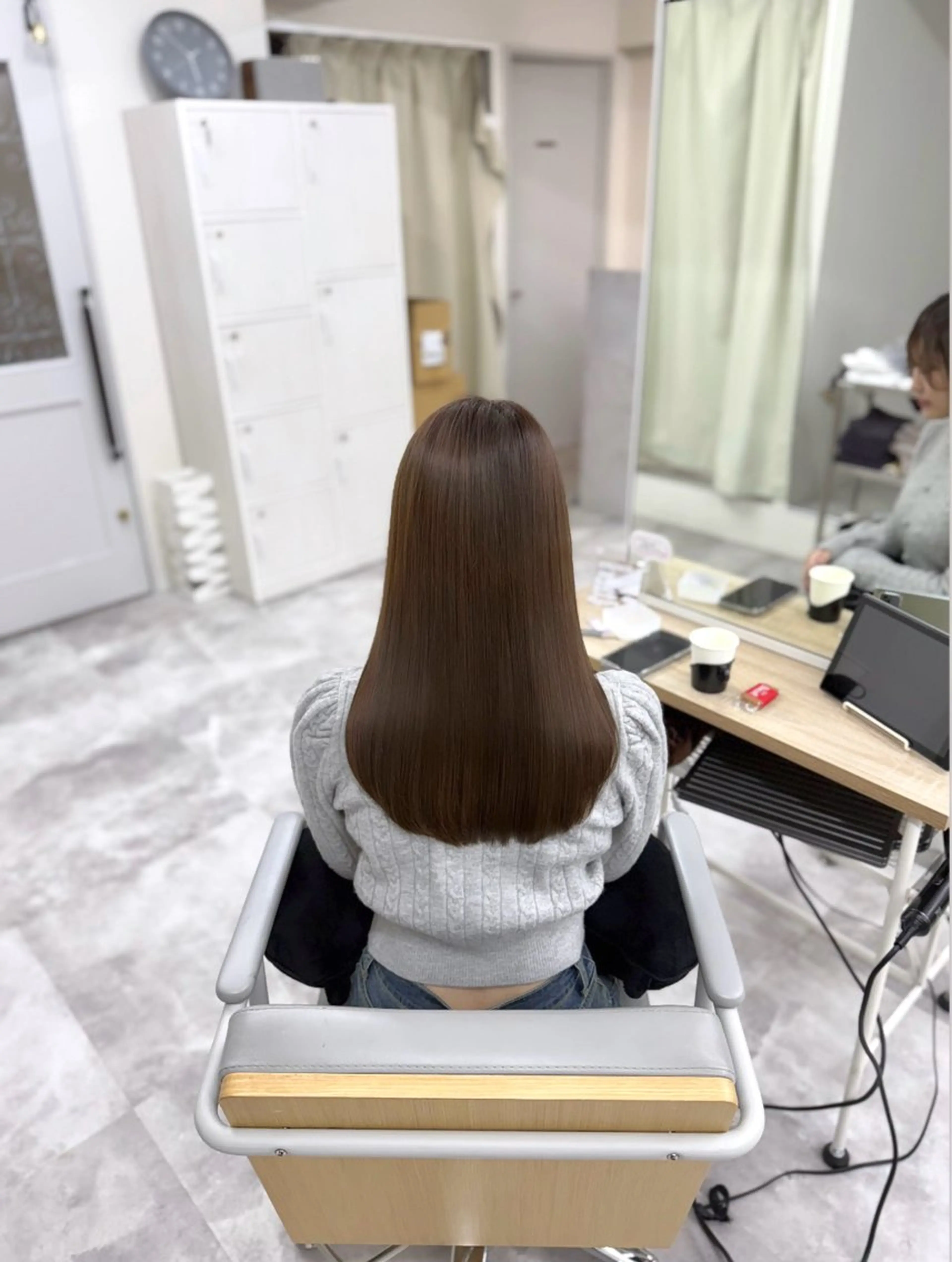 ロング 水尻 佑奈のヘアスタイル