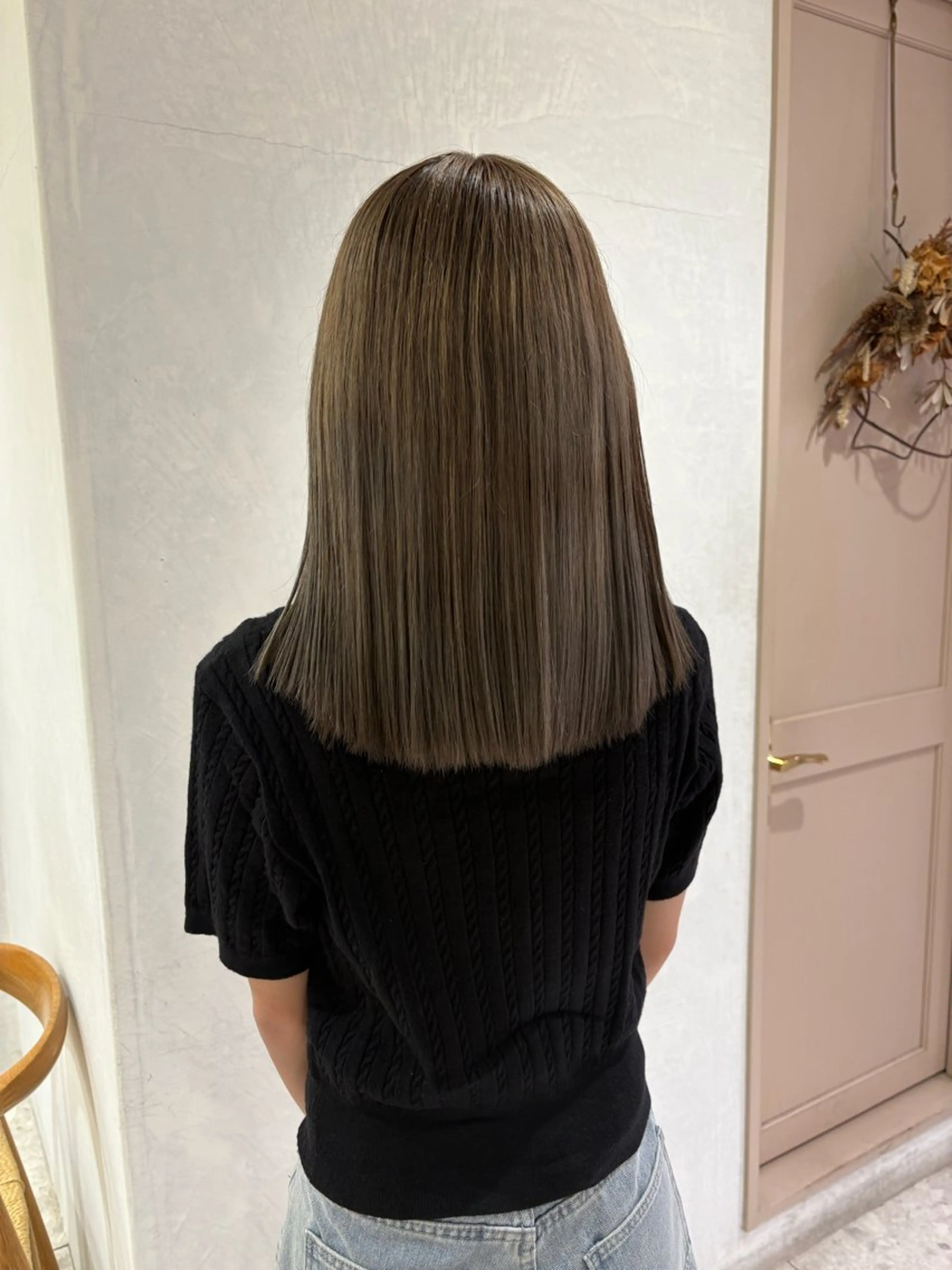 セミロング ヘアカラー 小林 篤滋郎のヘアスタイル