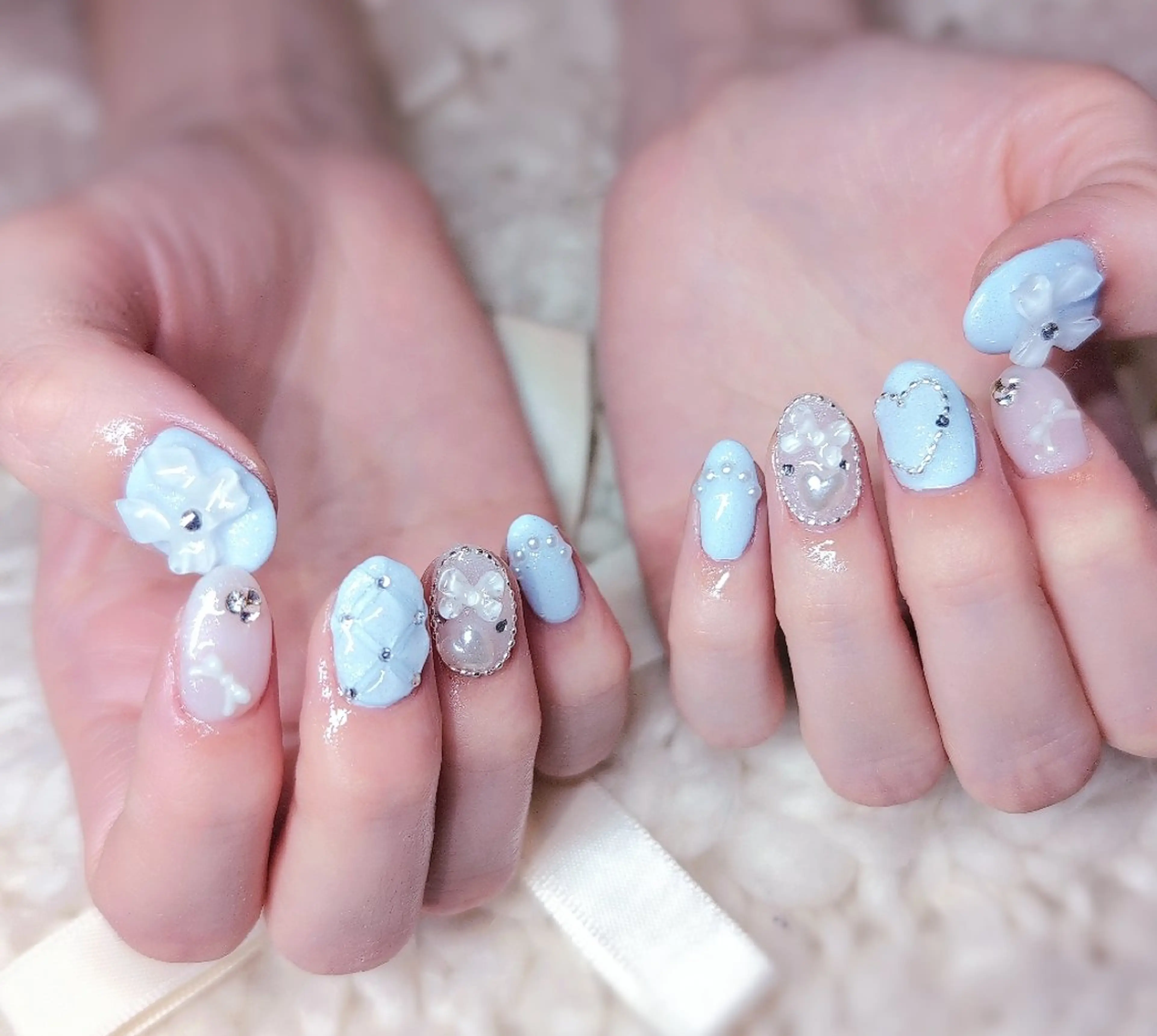 ネイル アートネイル ハンドネイル I LOVE ME  NAIL.｡.:*♡のネイルデザイン