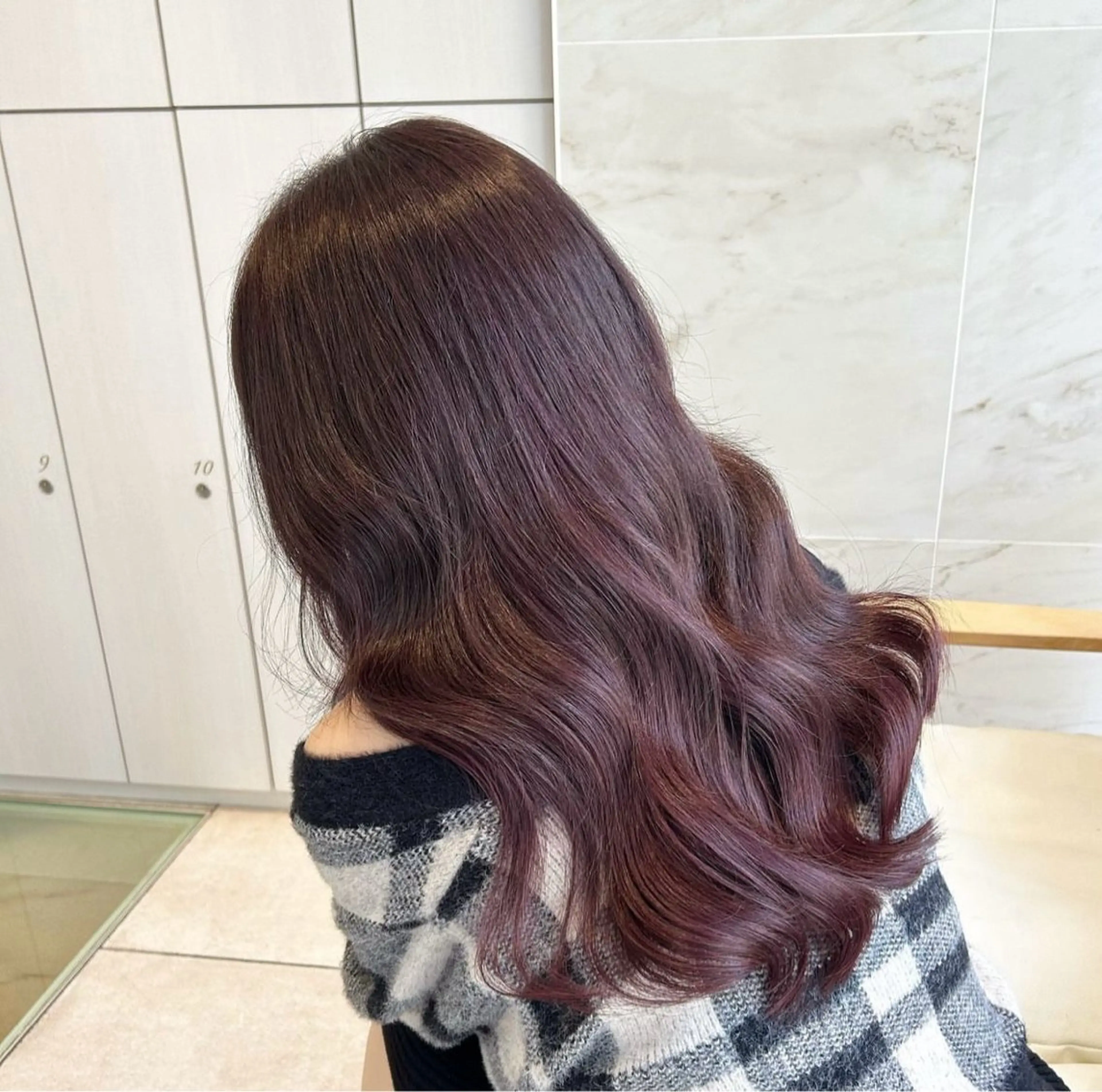 ロング カラー 大西 美羽のヘアスタイル