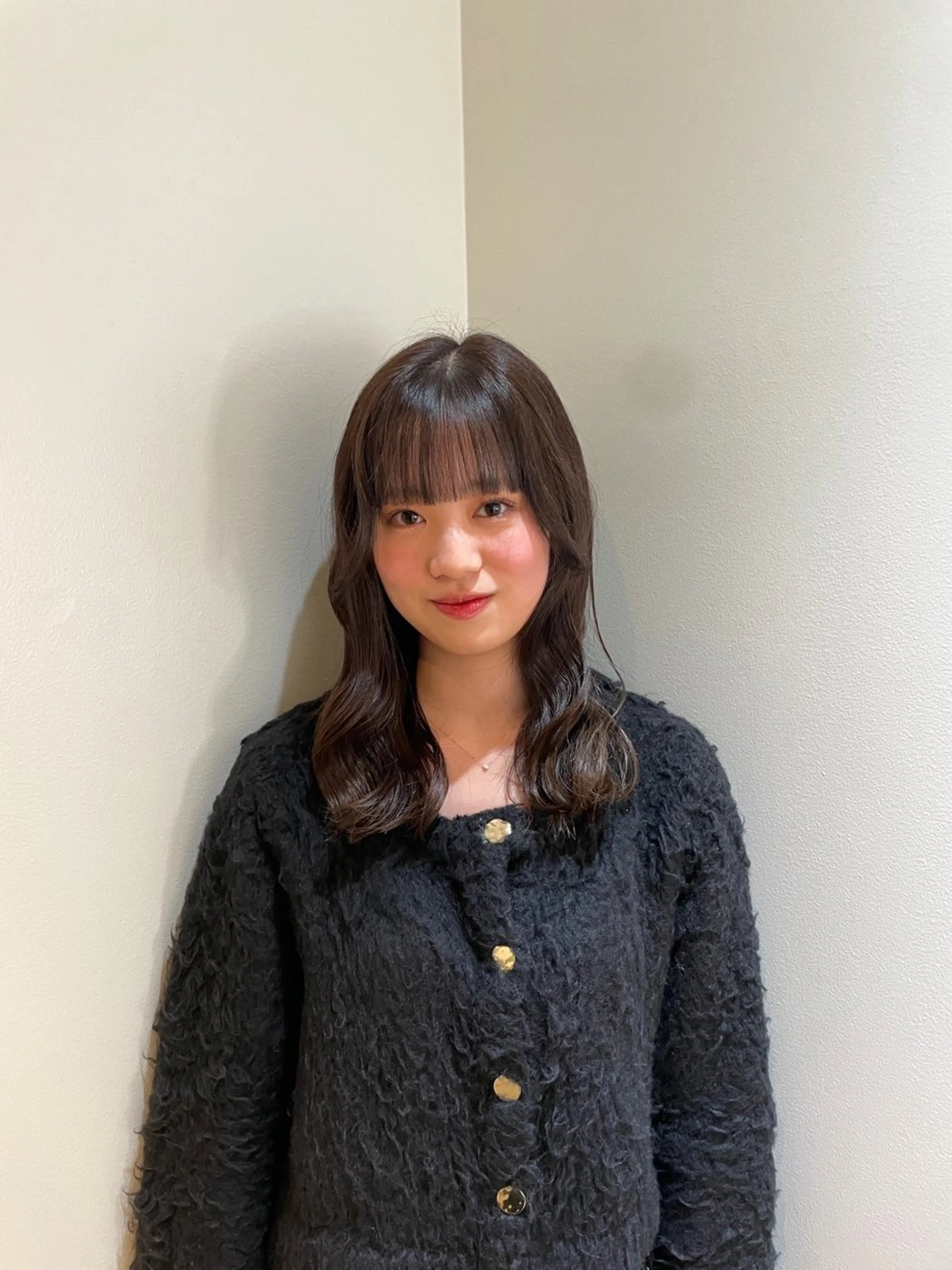 ミディアム HEIMER ミカド　サトル△のヘアスタイル