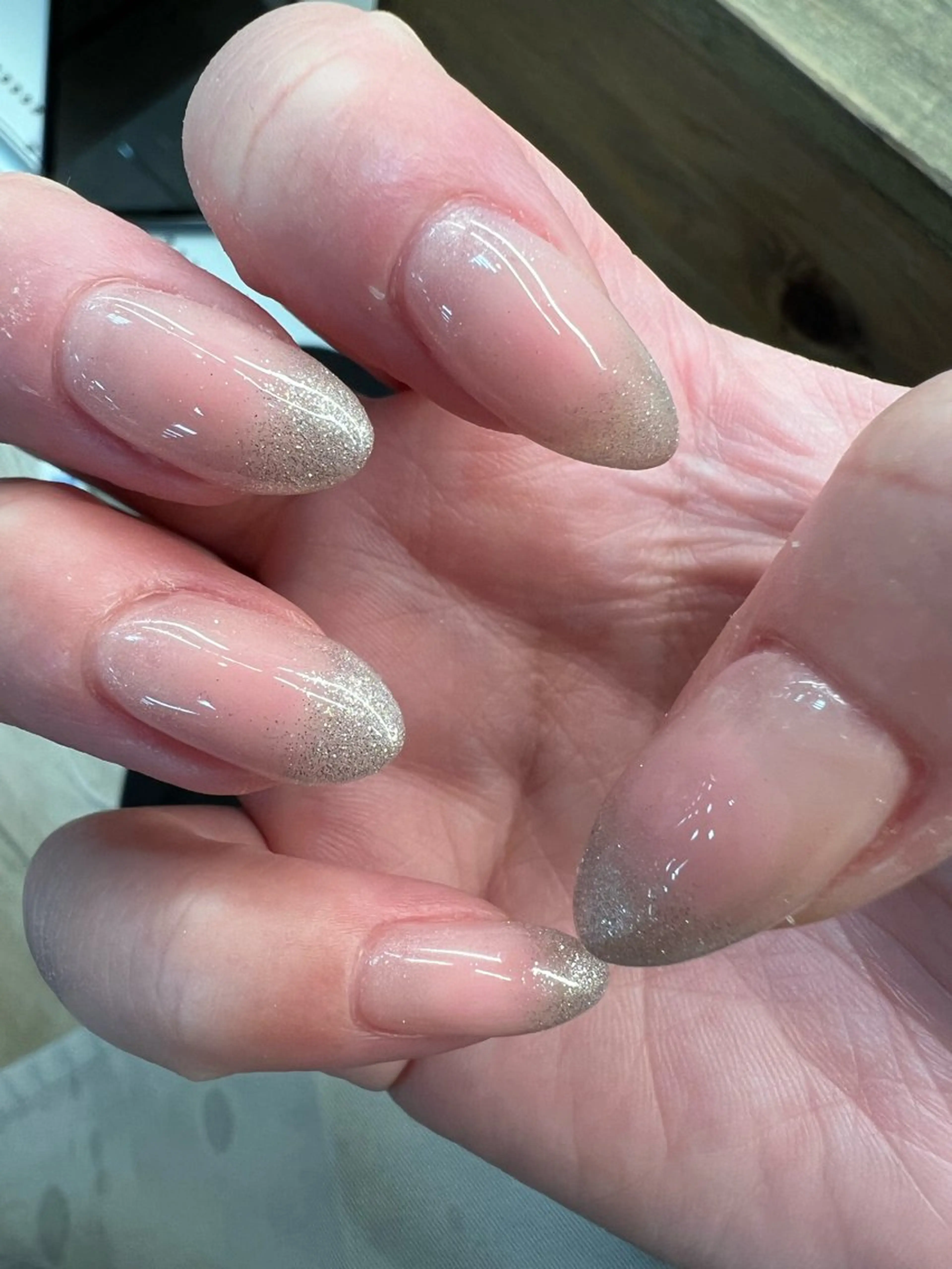 ネイル チークネイル ラメ(グリッター) ラメグラデーション PARU nailのその他イメージ