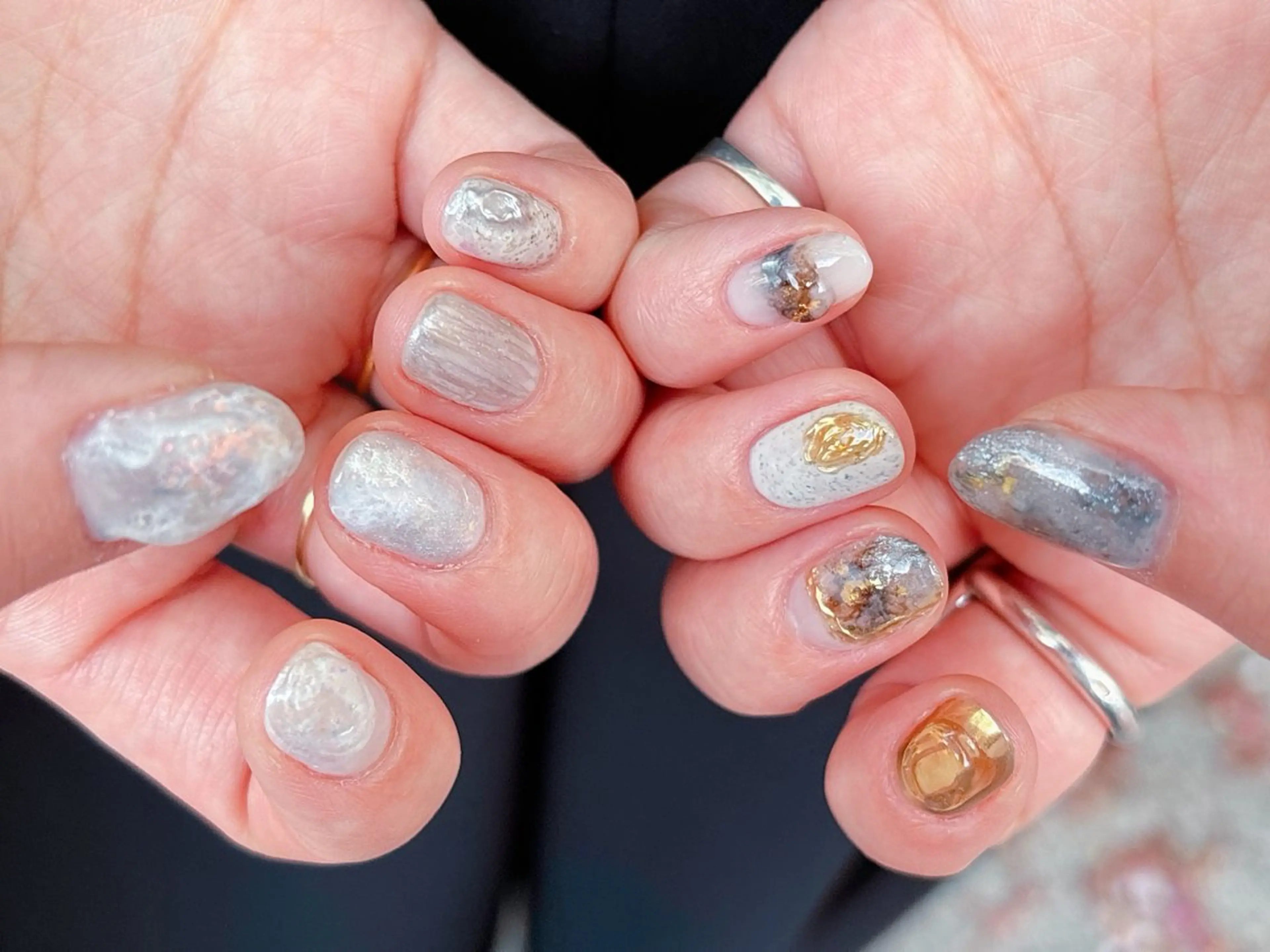 ネイル ニュアンスネイル ハンドネイル ハンドケア ゆ か_Nails💫のネイルデザイン