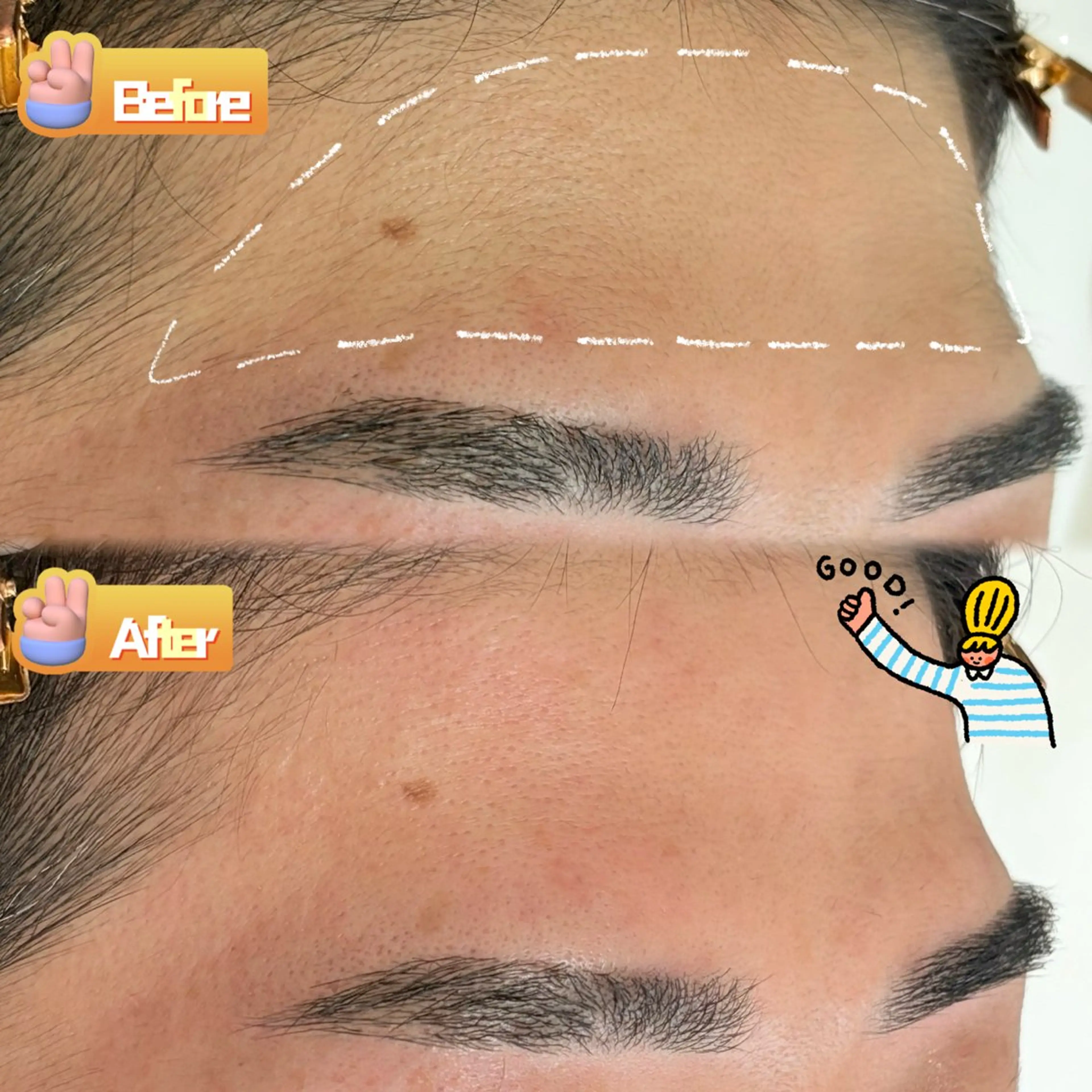 アイブロウ 眉毛ワックス脱毛 ワックス脱毛 眉カット その他(アイブロウ) アイブロウ専門店iBROW.新越谷店所属・iBROW. 新越谷 田中 桃香のマツエク・マツパデザイン