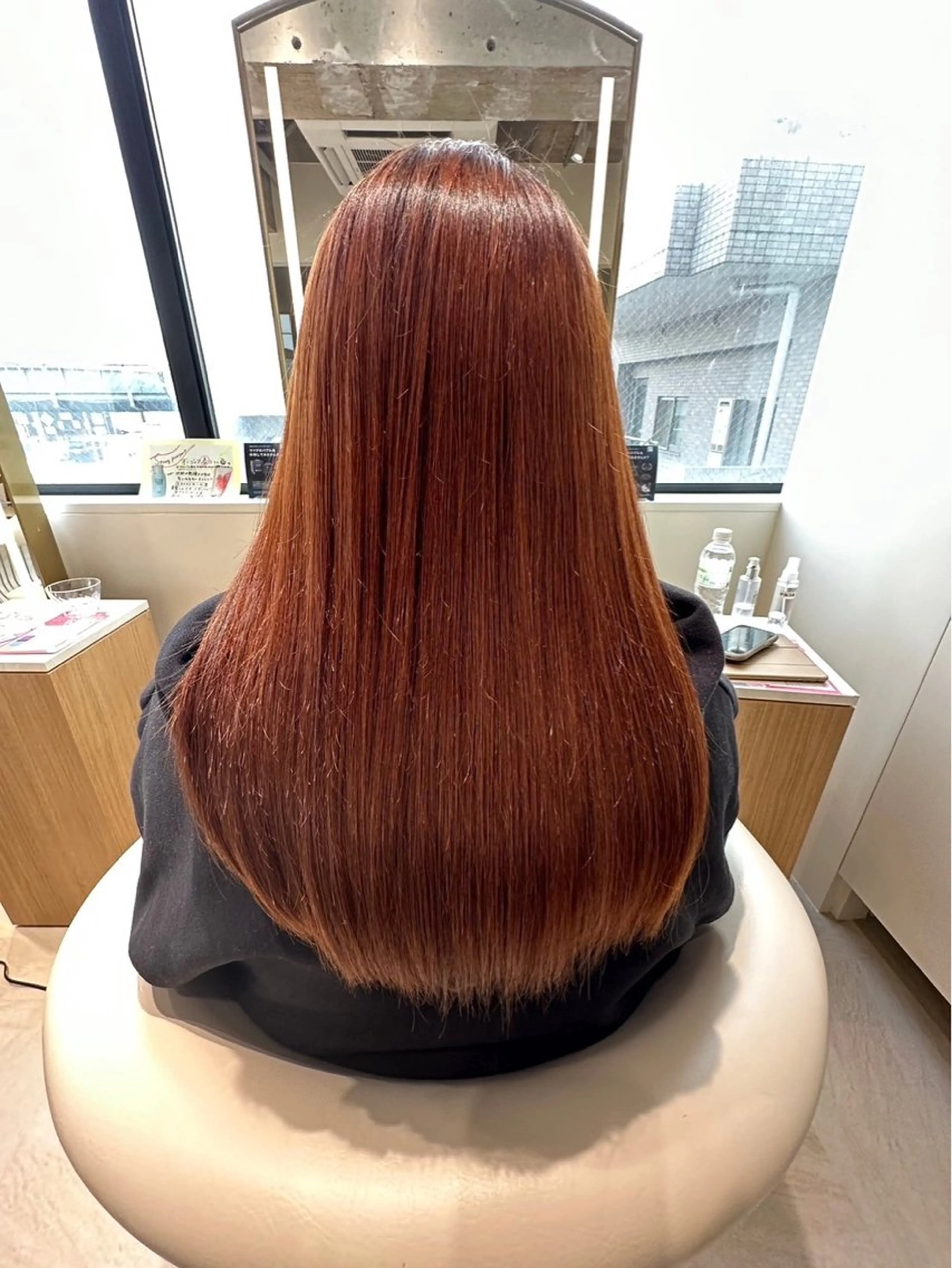 ロング カラー ブラウンカラー ピンクカラー ピンクブラウン ROMMY.所属・ナギサ/本厚木/ ボブ/ミディアム🤍のヘアスタイル