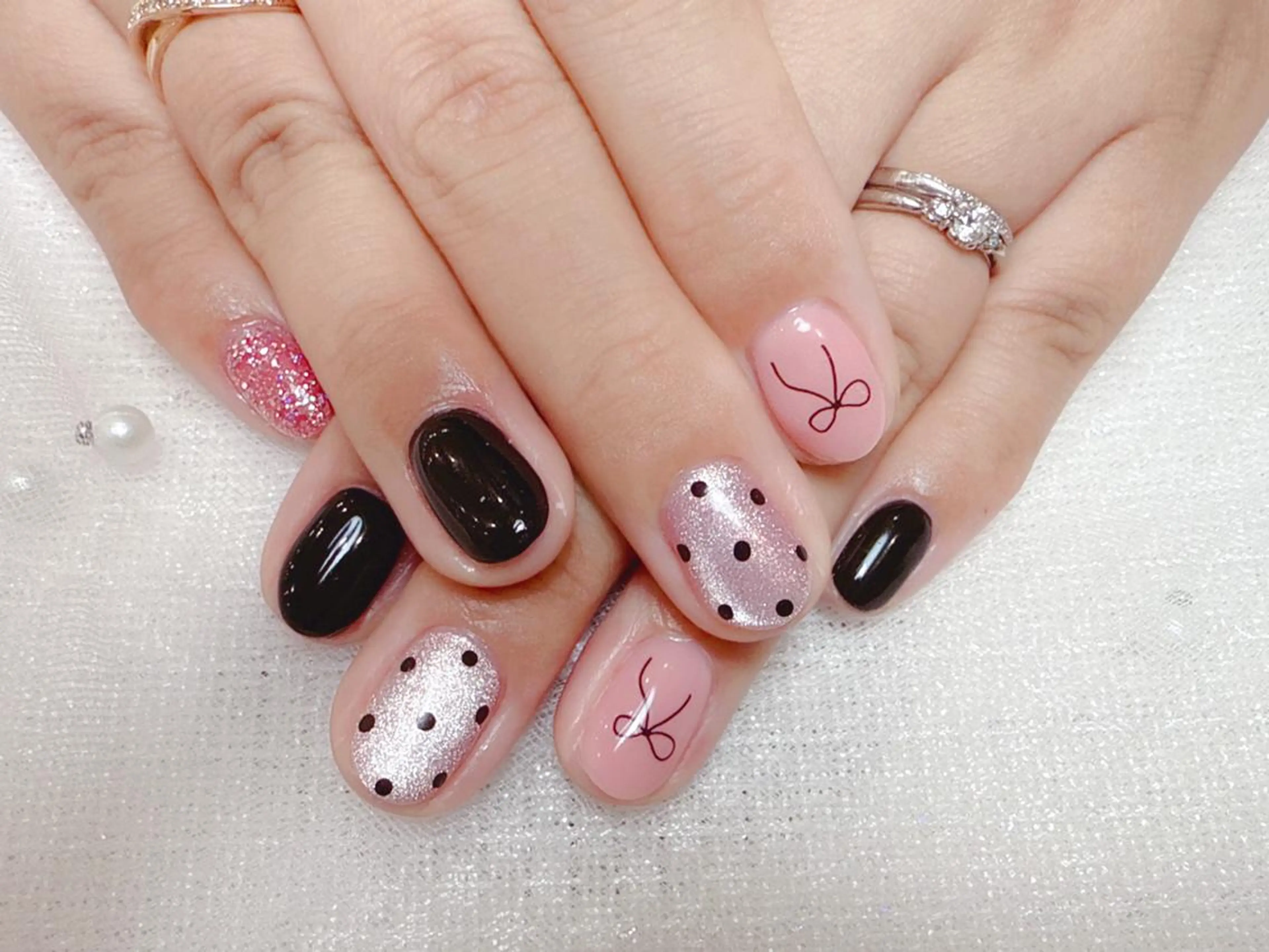 ネイル オーロラネイル べっ甲ネイル フットネイル フレンチネイル ジェルネイル ハンドネイル ユナ 池袋のネイルデザイン