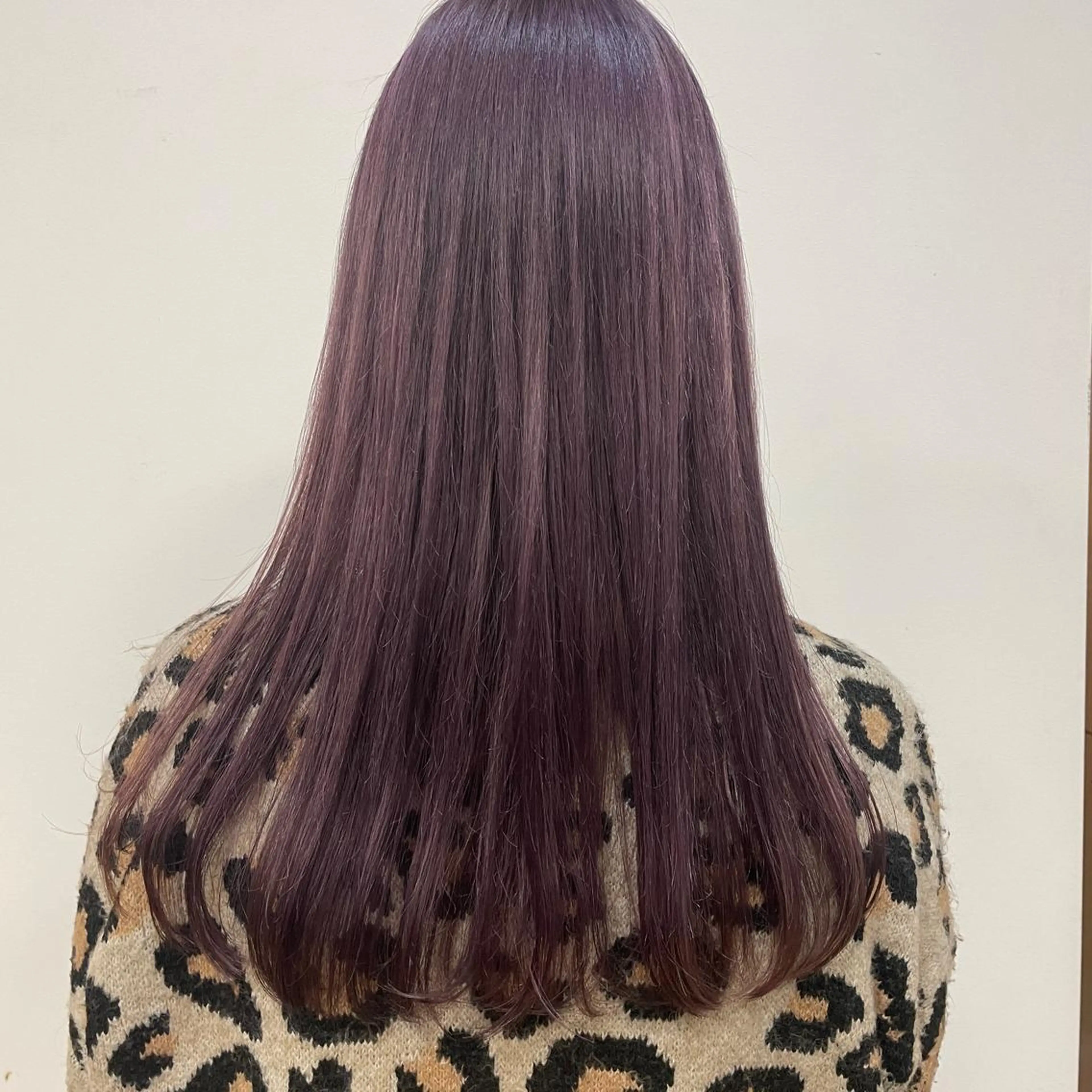 2025秋冬トレンドバイオレットカラー🍇ブリーチダブルカラー🌈💕の写真