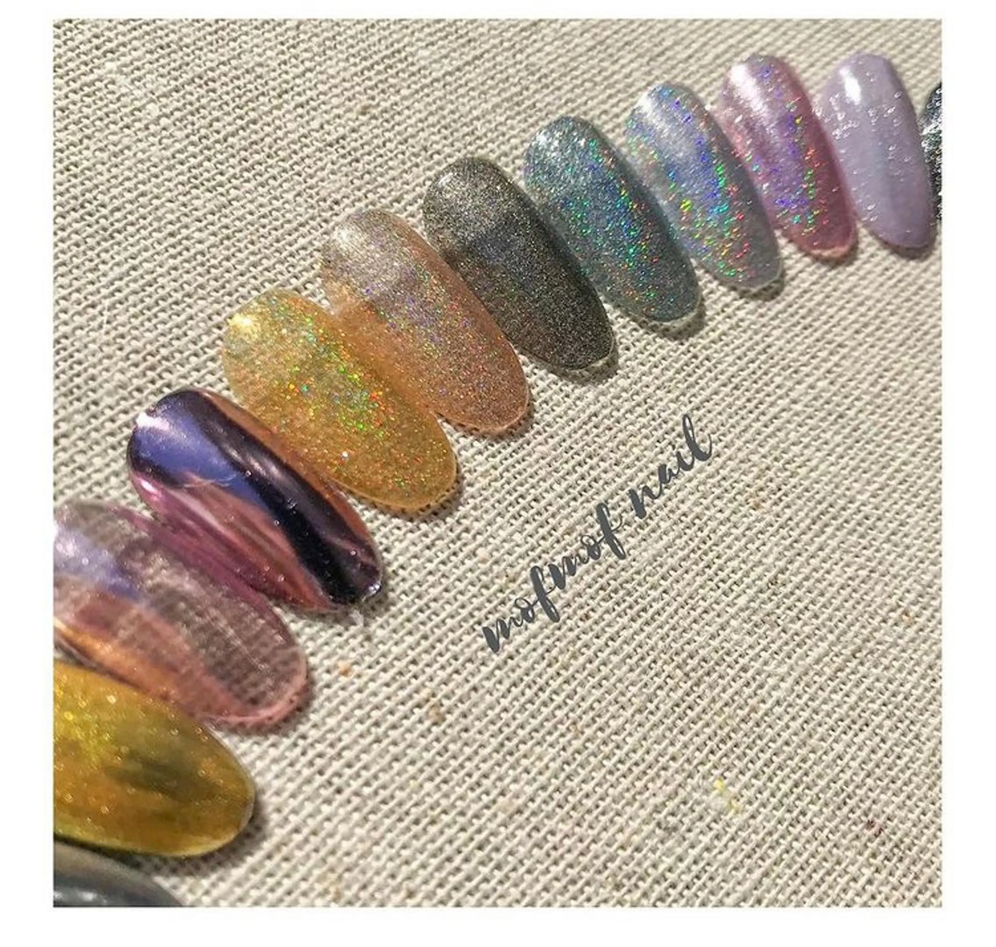 ネイル ミラーネイル ハンドネイル mofmofnail 🌿shimizuのネイルデザイン