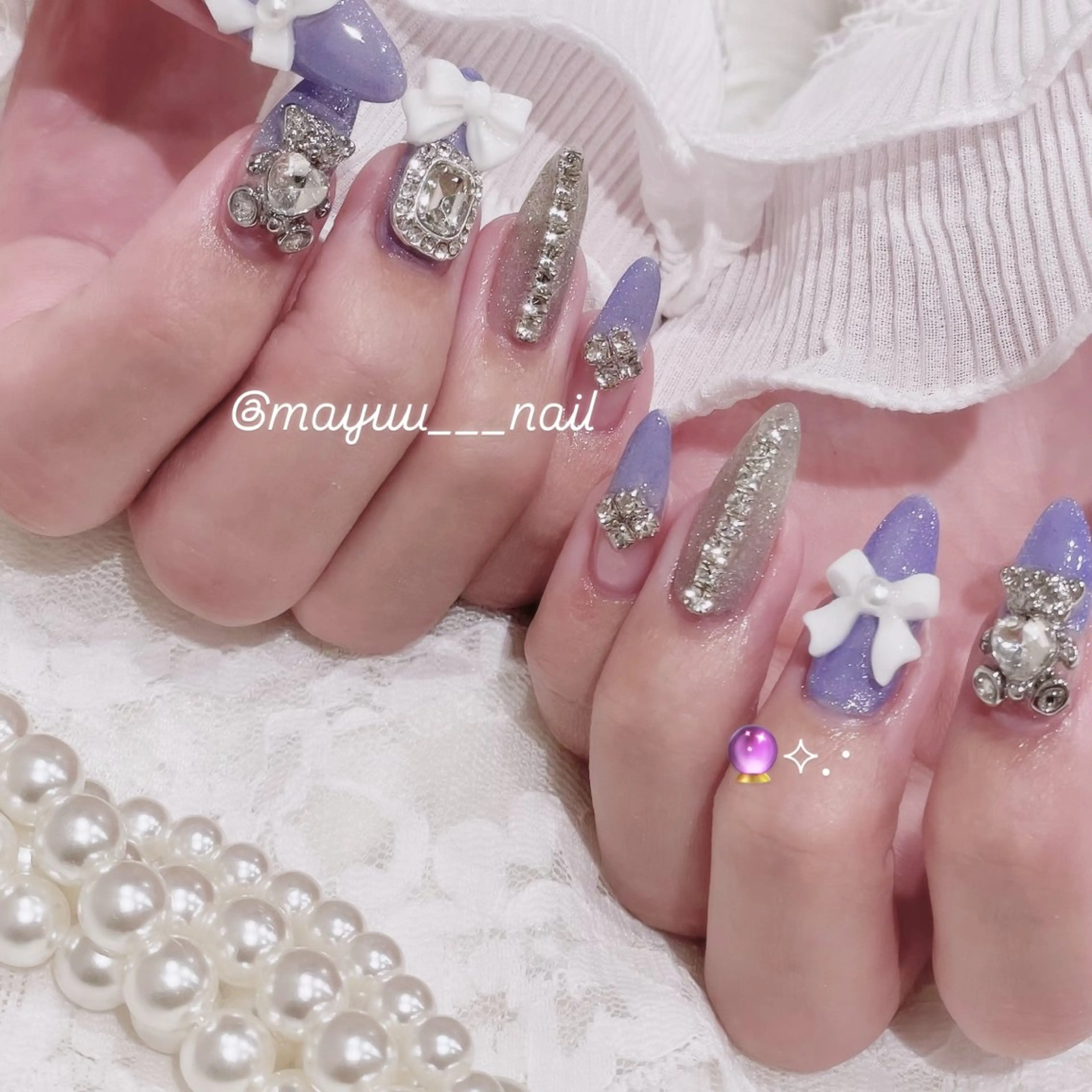 ネイル 🎀 Mayu 🎀痛ネイルのネイルデザイン