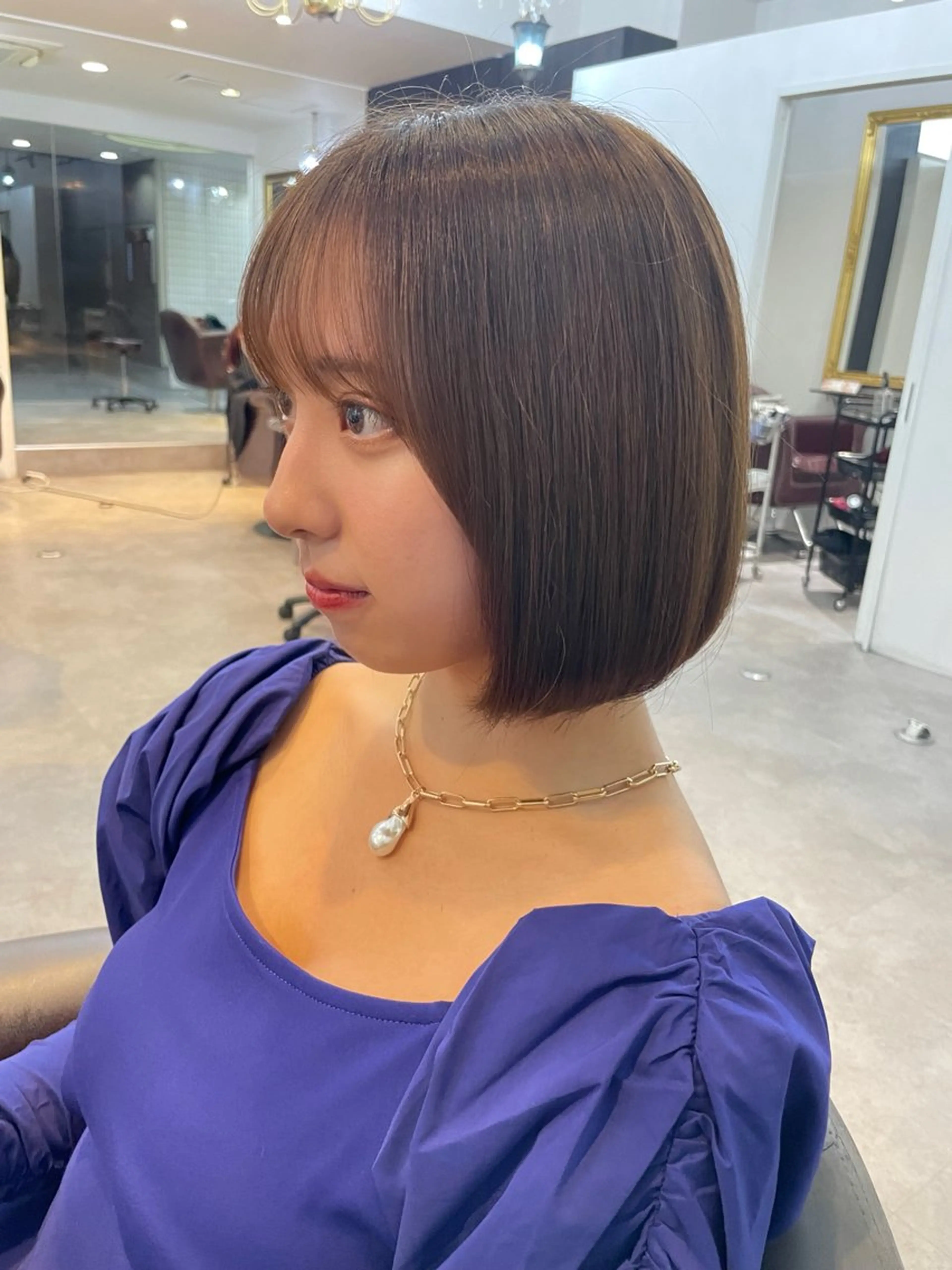 ミディアム ボブ 北村 斗和のヘアスタイル