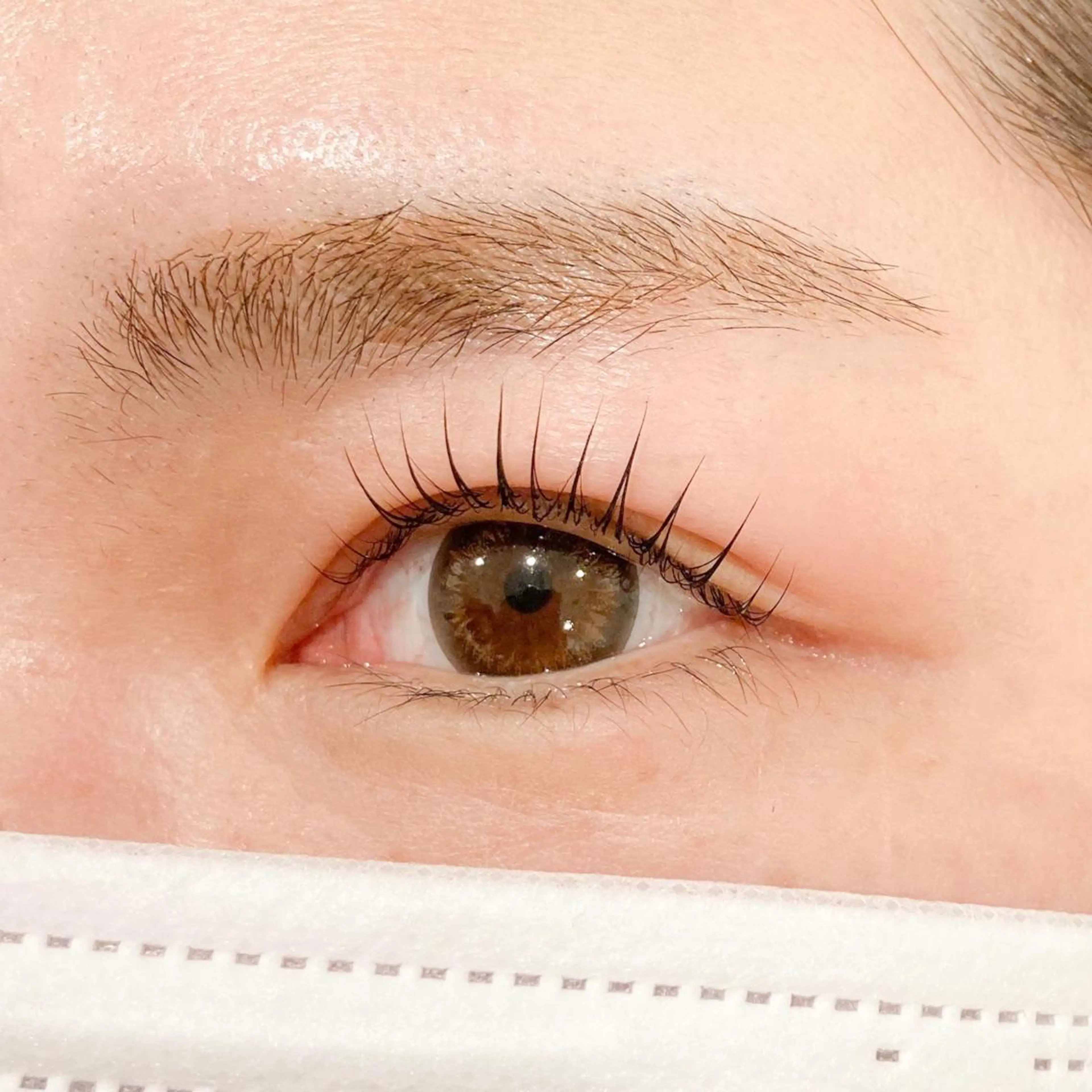 マツエク・マツパ 一重×まつ毛パーマ アッパーリフトカール レイフィールド北名古屋所属・レイフィールド 服部のマツエク・マツパデザイン