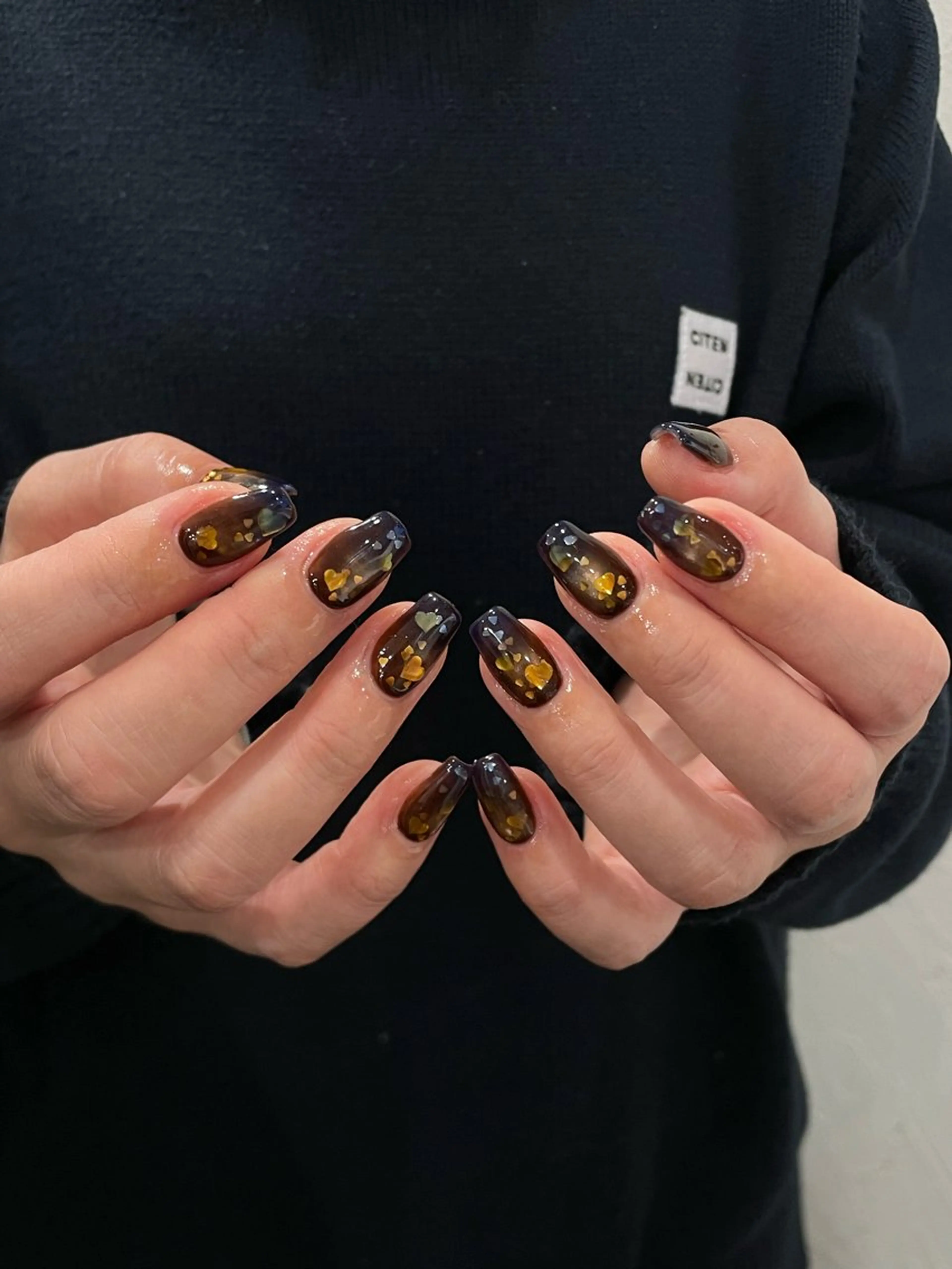 ネイル ハート ハンドネイル C. mireiのネイルデザイン