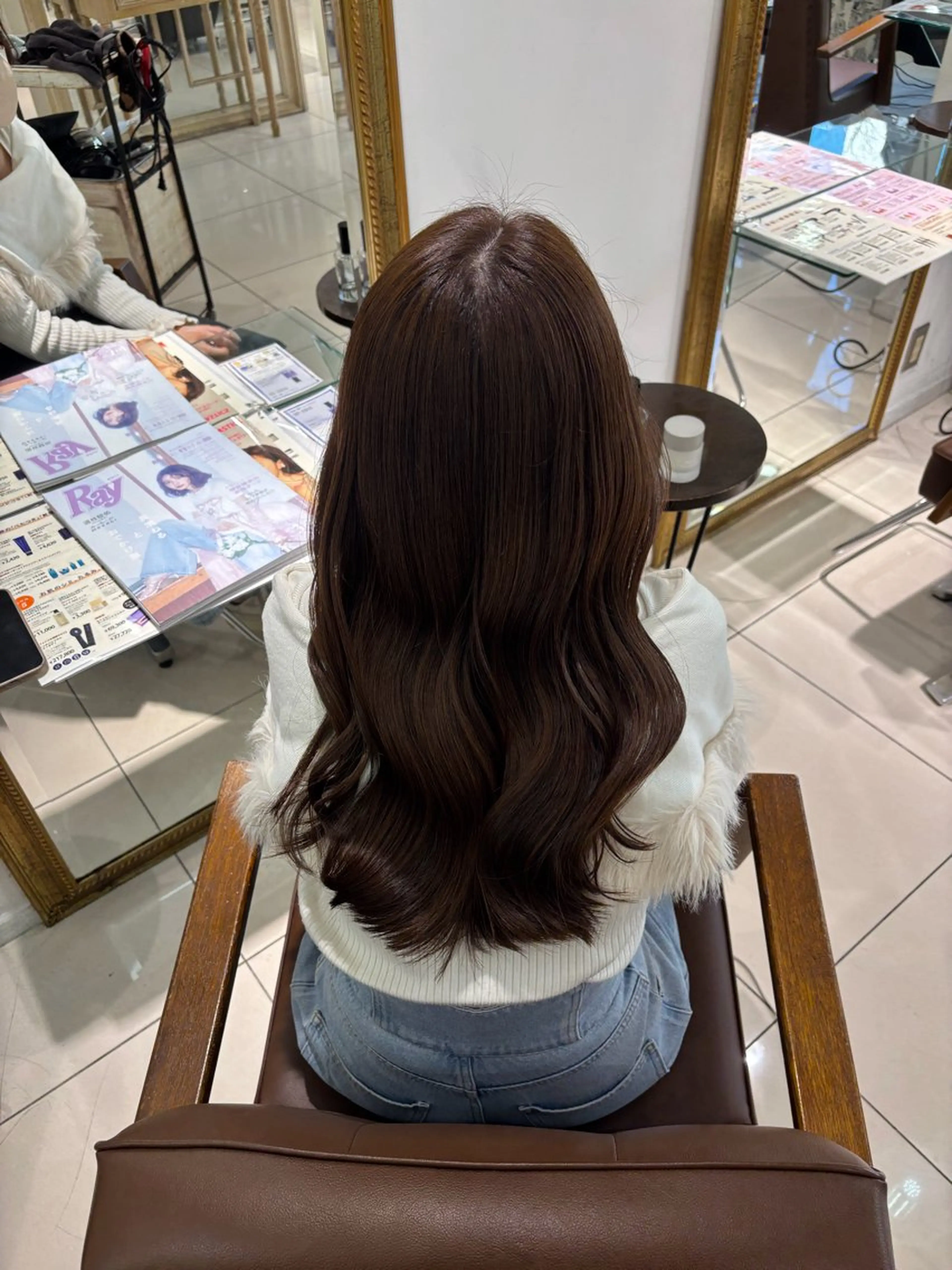 ロング カット ヘアカラー トリートメント 縮毛・髪質改善🩰 mai🐰ྀི🤍のヘアスタイル