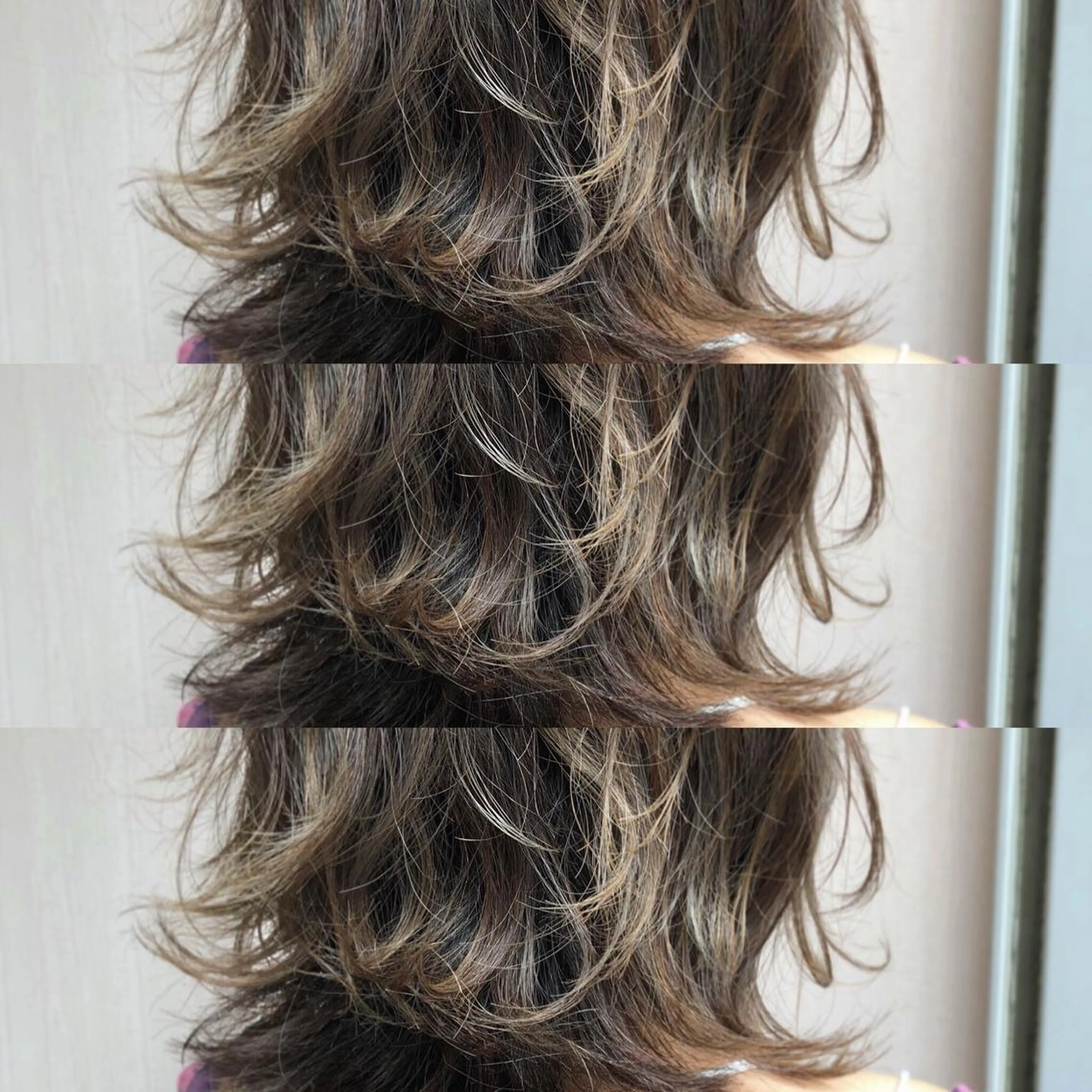 ショート カラー パーマ レイヤーカット 細川 亮のヘアスタイル