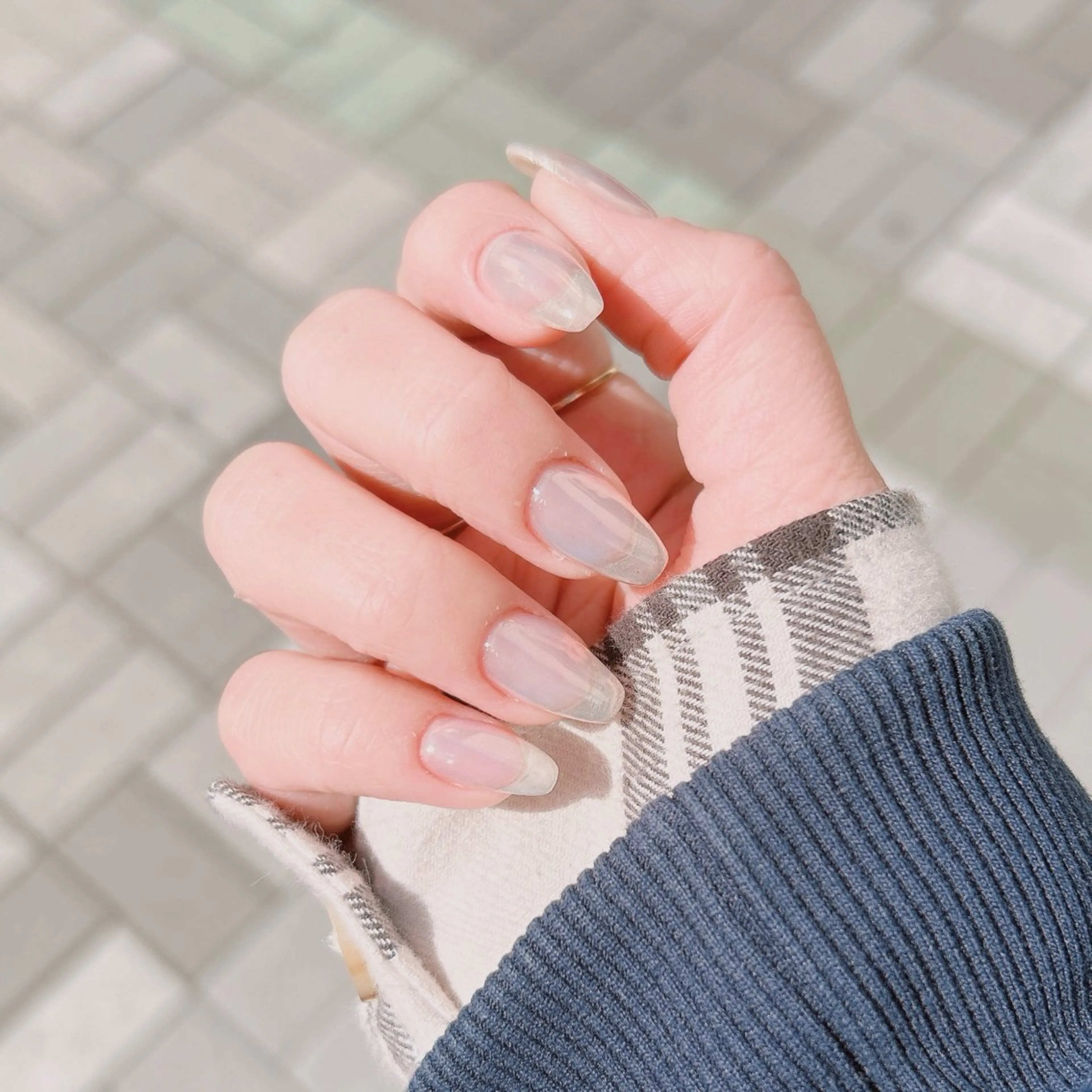 ネイル キラキラネイル ミラーネイル junna のぞいてねのネイルデザイン